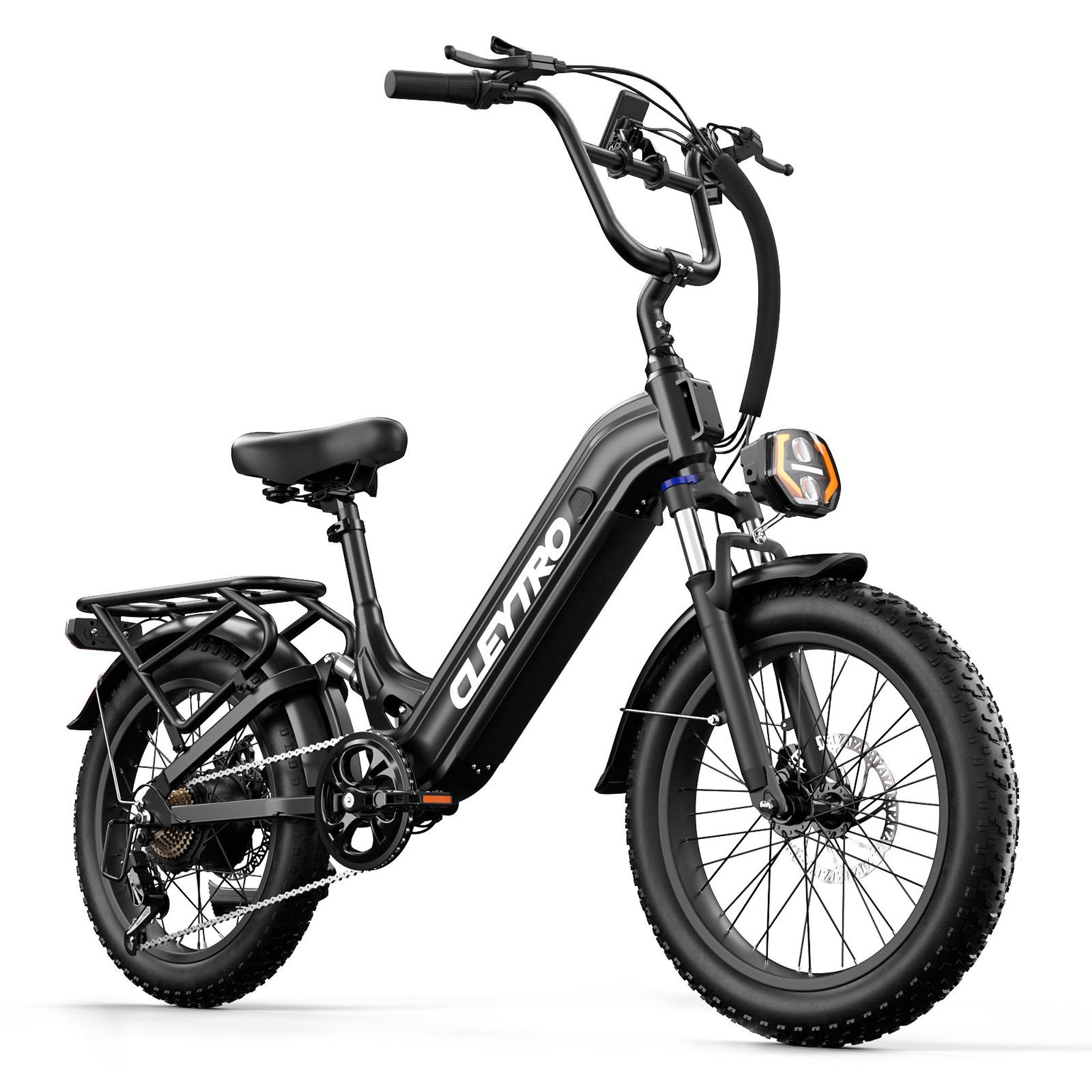 Voir la diapositive 4 : Cleytro Vélo électrique Cleytro XC20, 20 pouces, Fat Bike, batterie 48 V 15,6 Ah