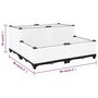Voir la diapositive 6 : VIDAXL Lit sureleve 80x80x38 cm Polypropylene