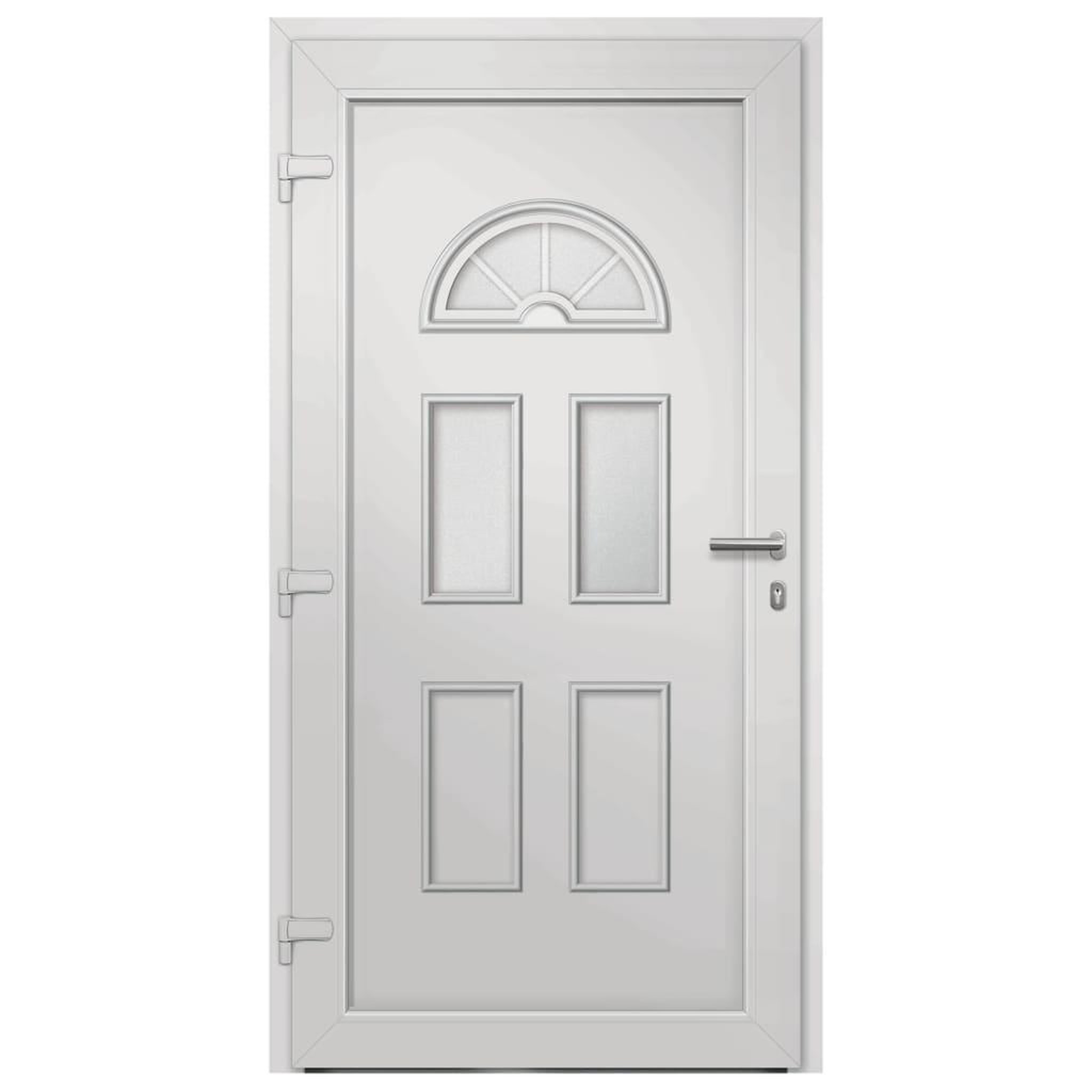 Voir la diapositive 5 : VIDAXL Porte d'entree Blanc 110x210 cm