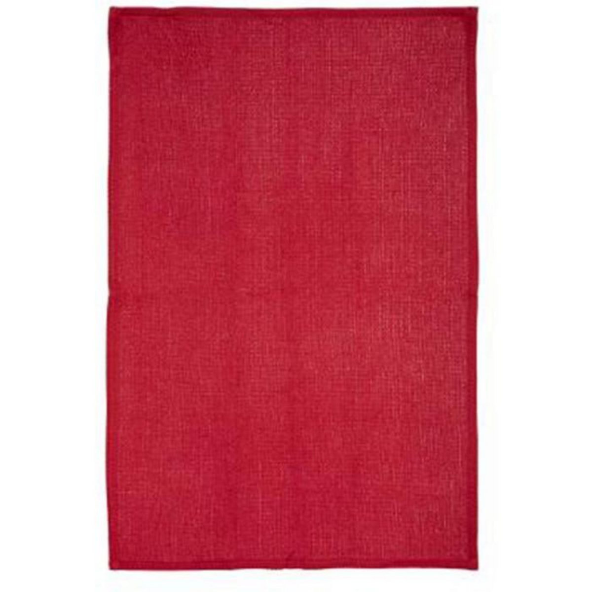 ATMOSPHERA Lot de 3 Torchons  Imprimé  45x70cm Rouge