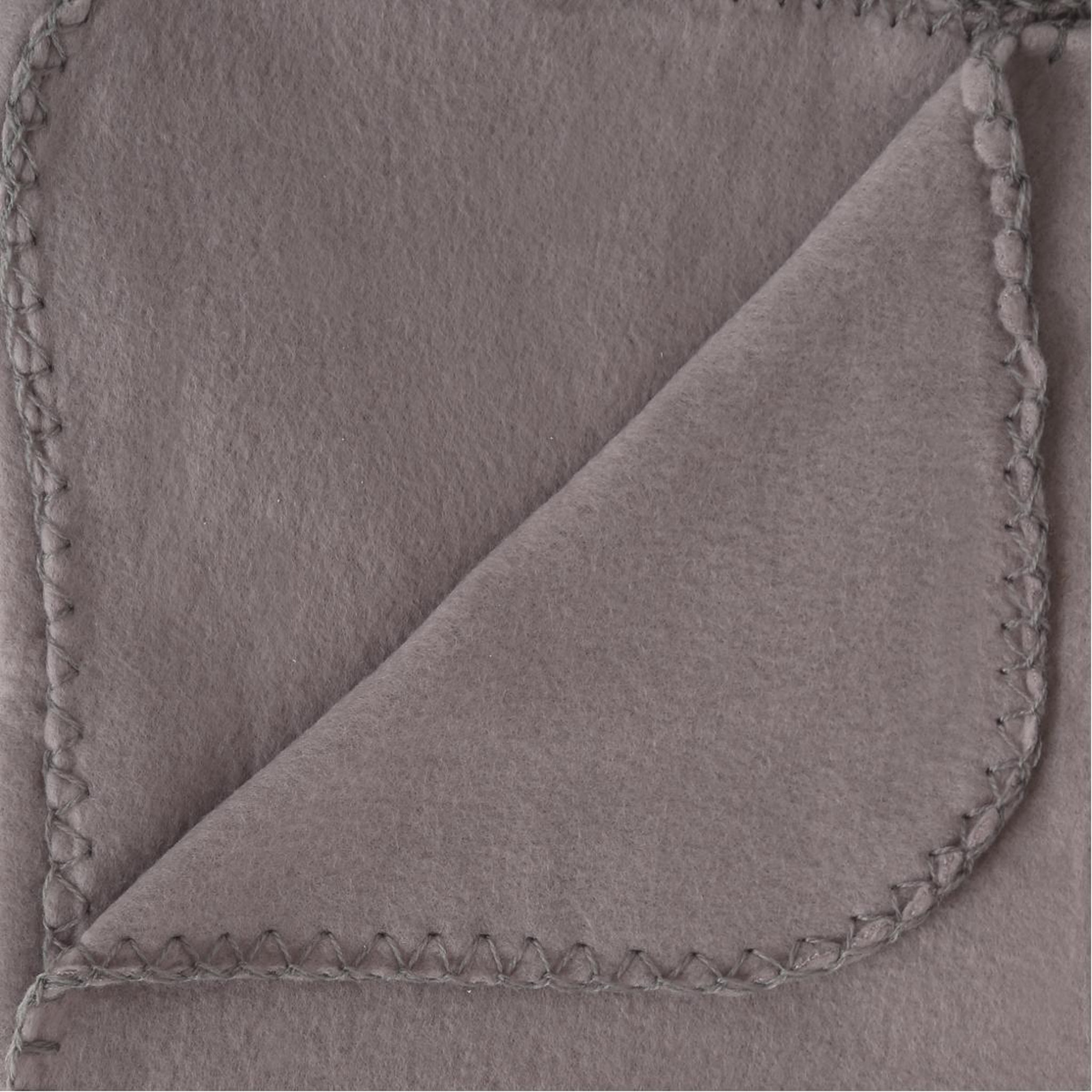 Voir la diapositive 2 : ATMOSPHERA Plaid polaire  jeremy  125x150cm gris