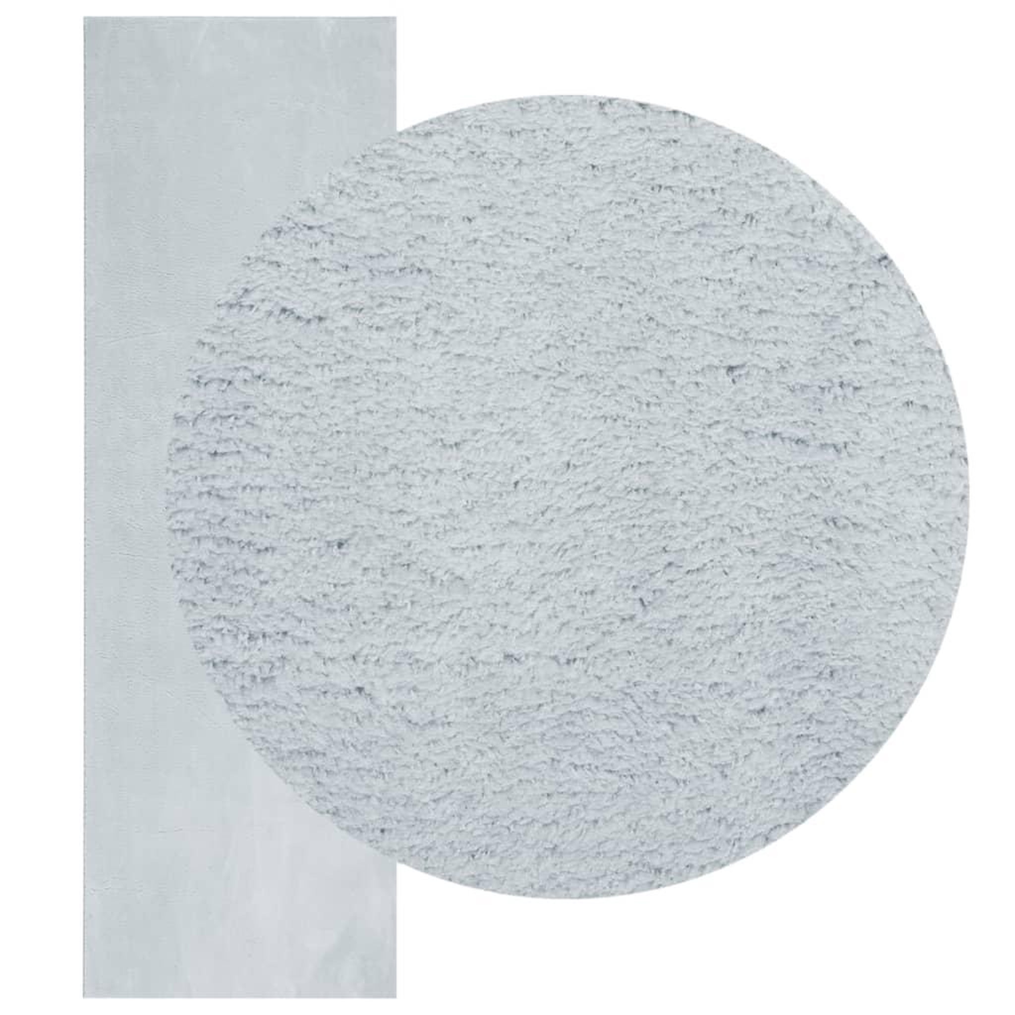 Voir la diapositive 3 : VIDAXL Tapis HUARTE a poils courts doux et lavable bleu 80x250 cm