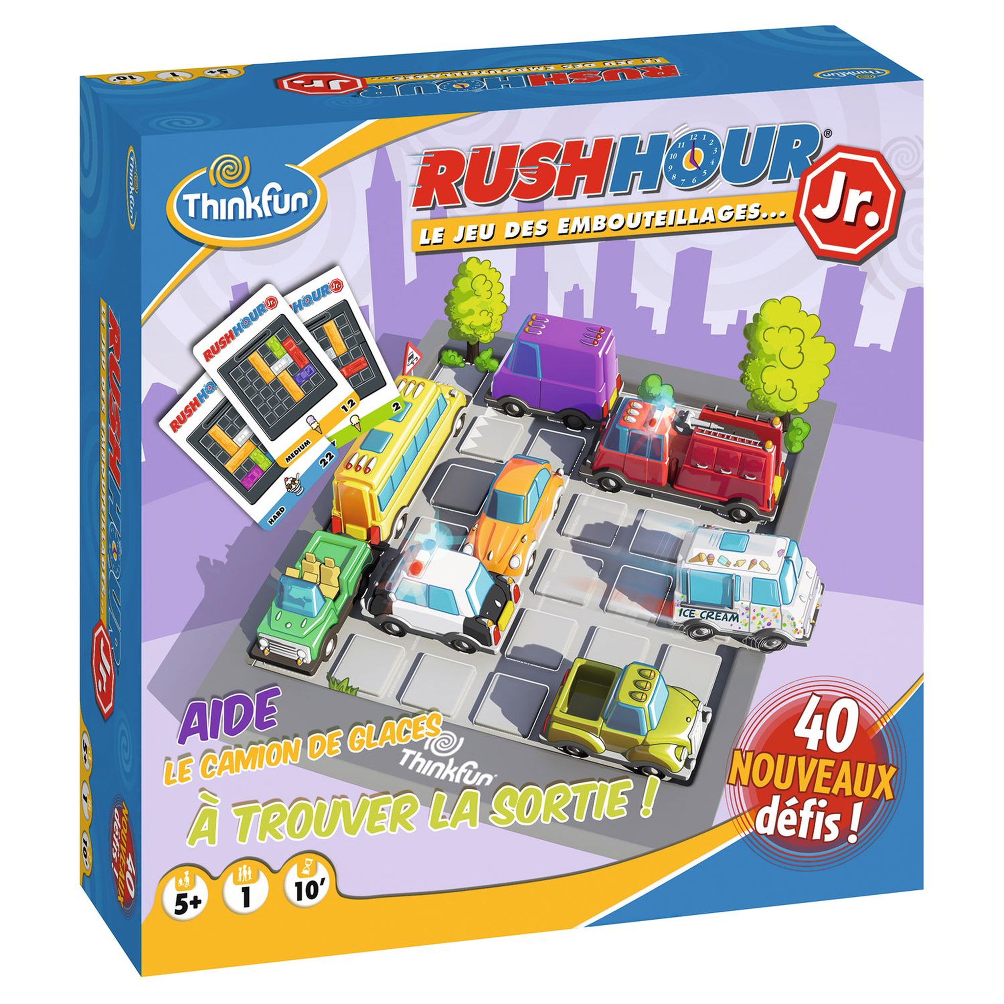Voir la diapositive 1 : RAVENSBURGER Jeu Rush Hour junior - Le jeu des embouteillages