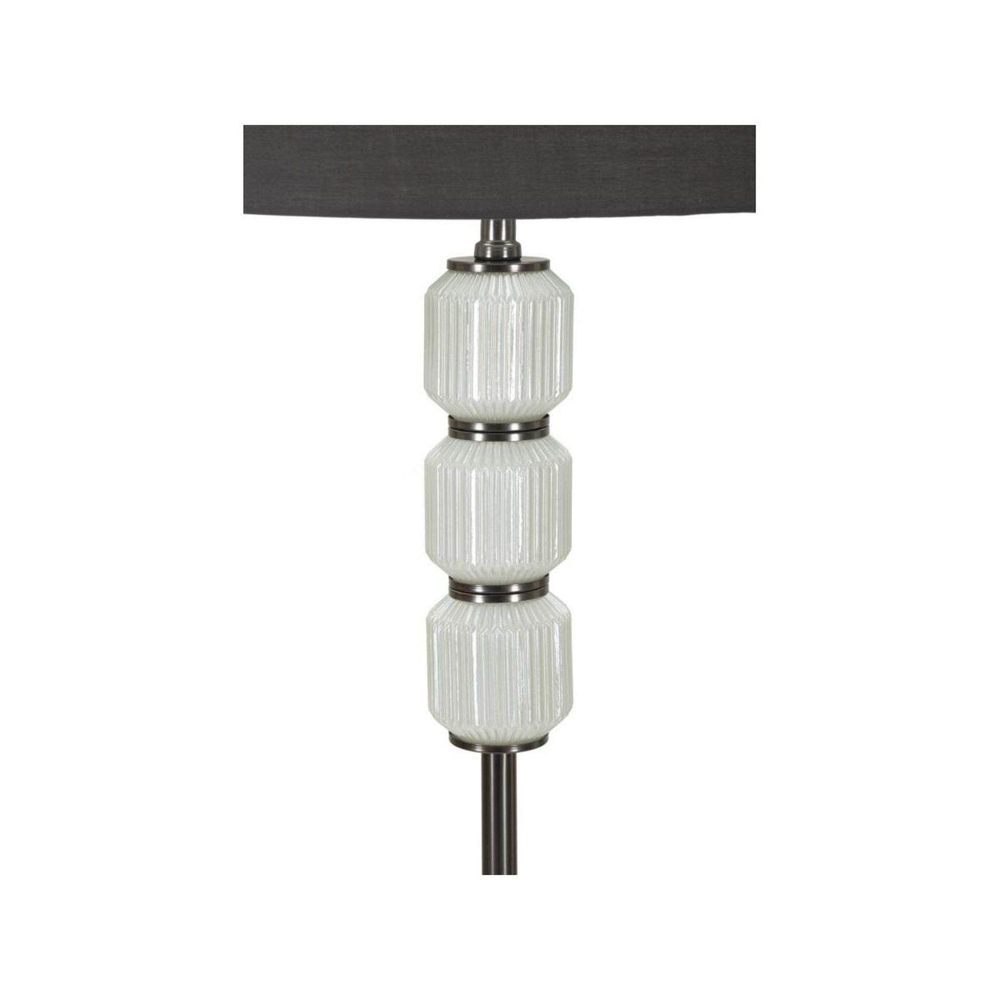Voir la diapositive 2 : Paris Prix Lampadaire en métal  bright one  163cm blanc & gris