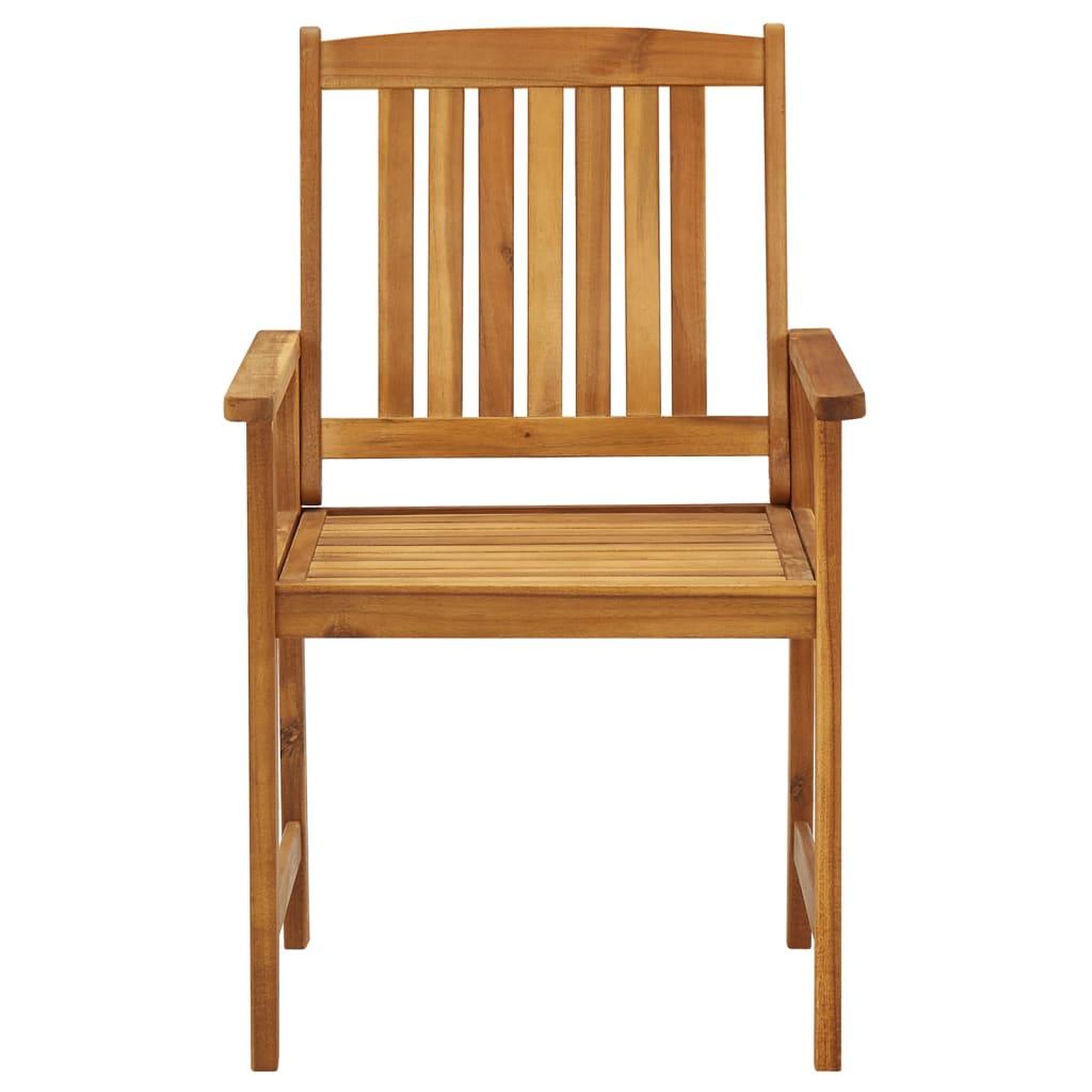 Voir la diapositive 4 : VIDAXL Chaises de jardin lot de 8 Bois d'acacia solide