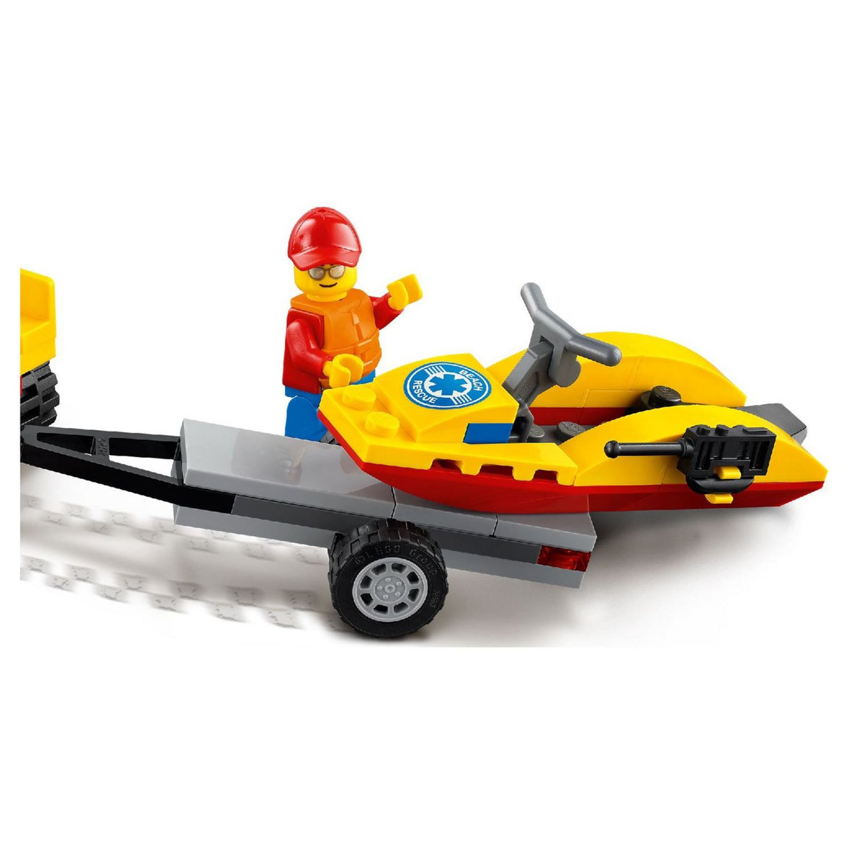 LEGO City 60286 Le Tout-Terrain de secours de la plage