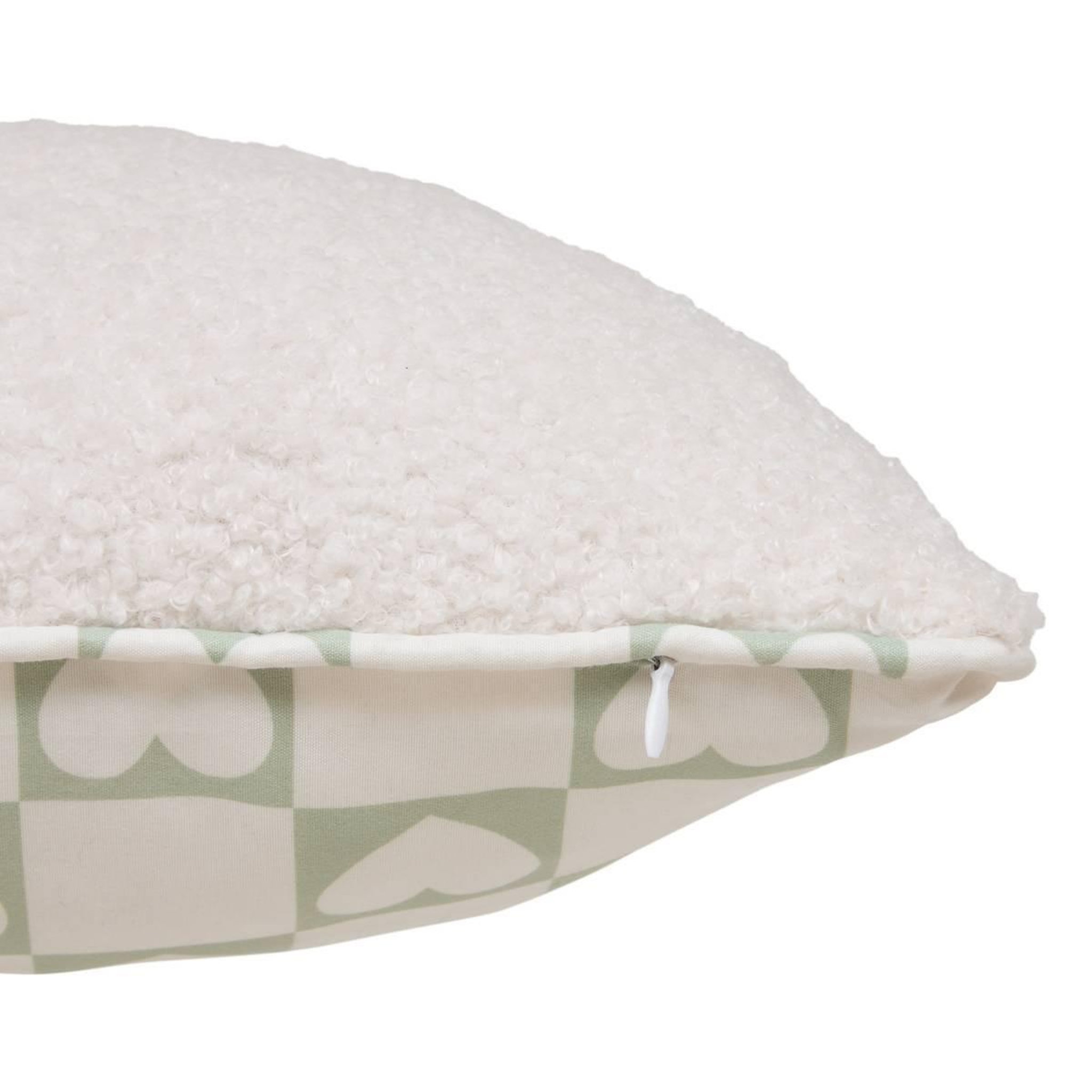 Voir la diapositive 3 : Atmosphera Kids Coussin déco enfant bouclette  jaiko  40x40cm vert