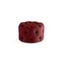 Voir la diapositive 3 : LISA DESIGN Gallata - pouf chesterfield rond - en velours