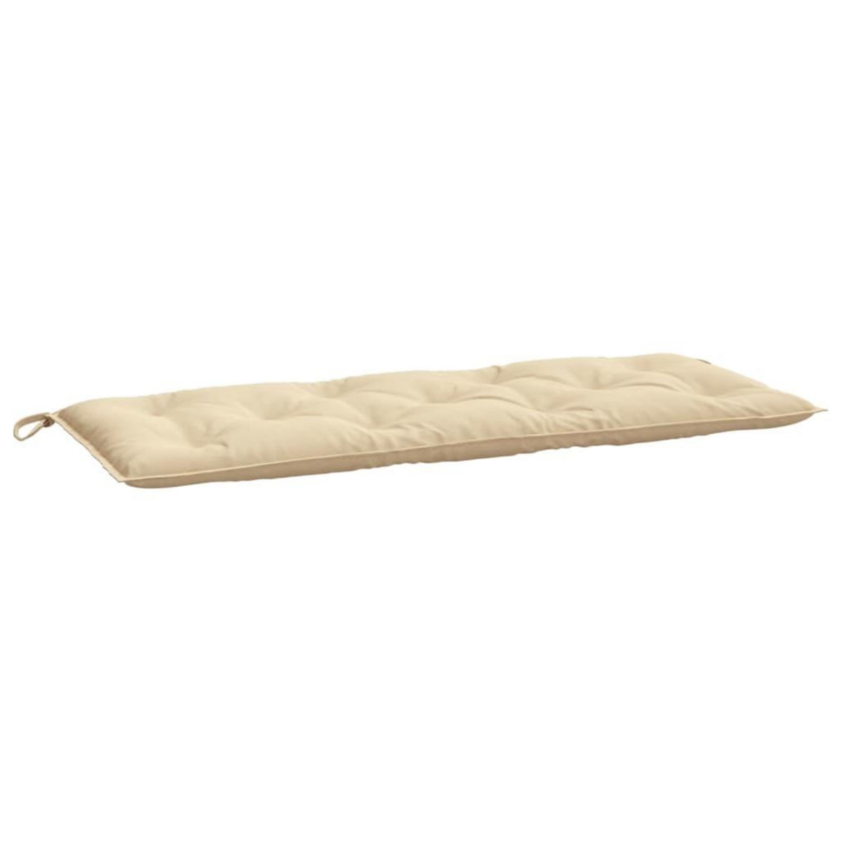 VIDAXL Coussins de banc jardin lot de 2 beige 120x50x7 cm tissu Oxford
