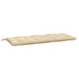 Voir la diapositive 4 : VIDAXL Coussins de banc jardin lot de 2 beige 120x50x7 cm tissu Oxford