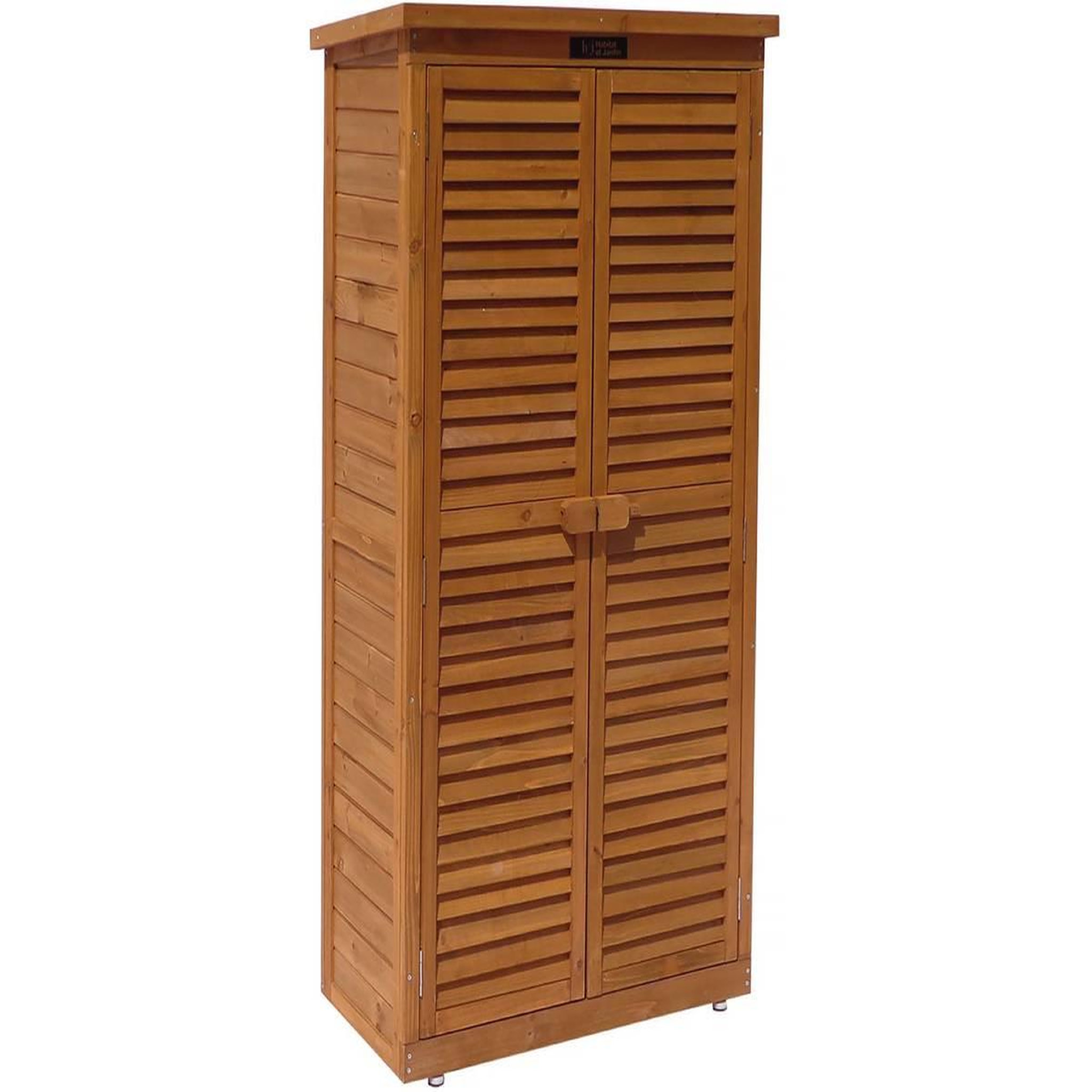 Habitat et Jardin Armoire de jardin  Space  - 87 x 46.5 x 160 cm - Marron