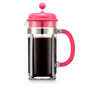 Voir la diapositive 2 : Bodum Cafetière à piston 8 tasses 1l rose - 1918-539BTR