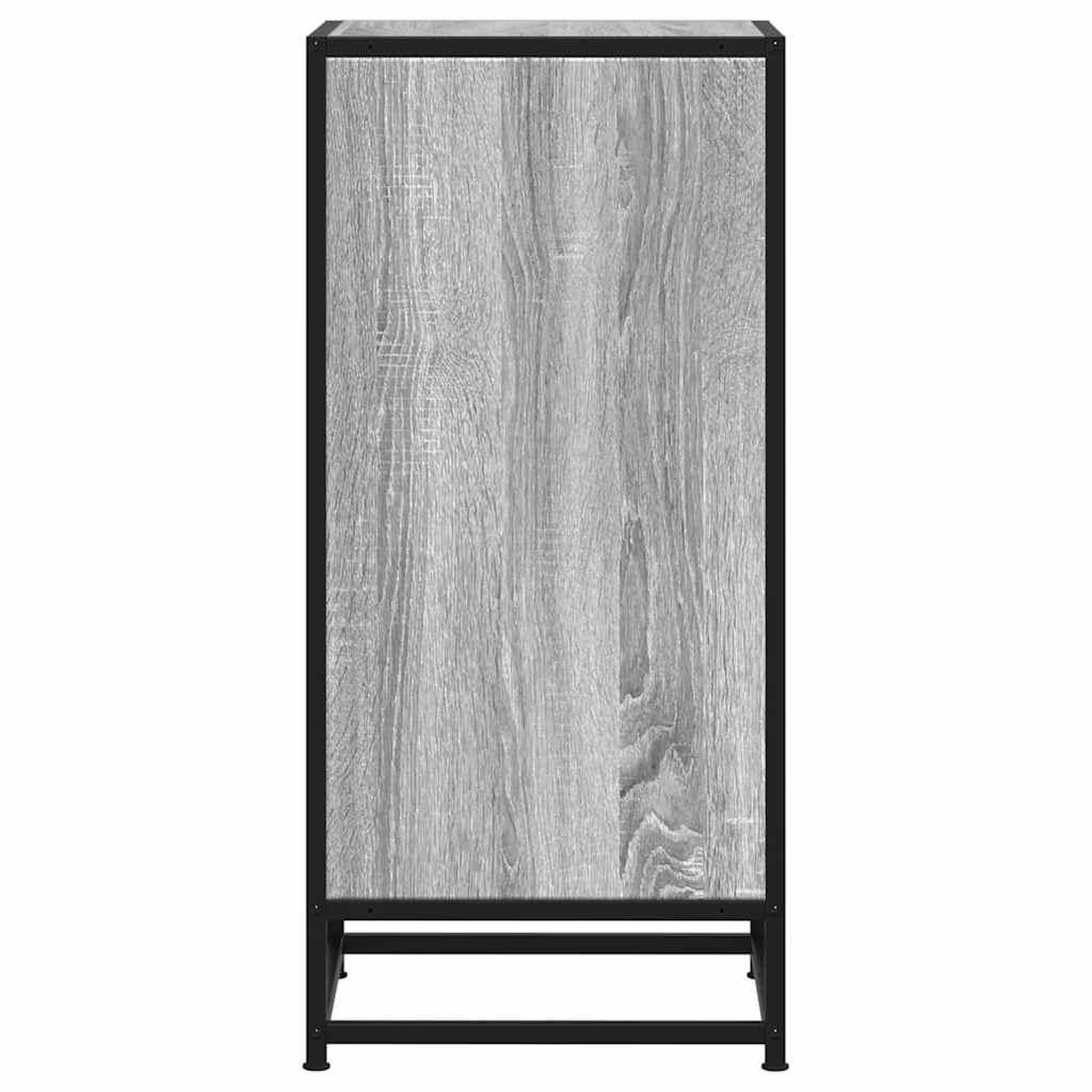 Voir la diapositive 5 : VIDAXL Buffet sonoma gris 35,5x35x76 cm bois d'ingenierie et metal