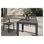 Voir la diapositive 2 : ARETA Salon de jardin - 2 places - Résine - Anthracite - ARES