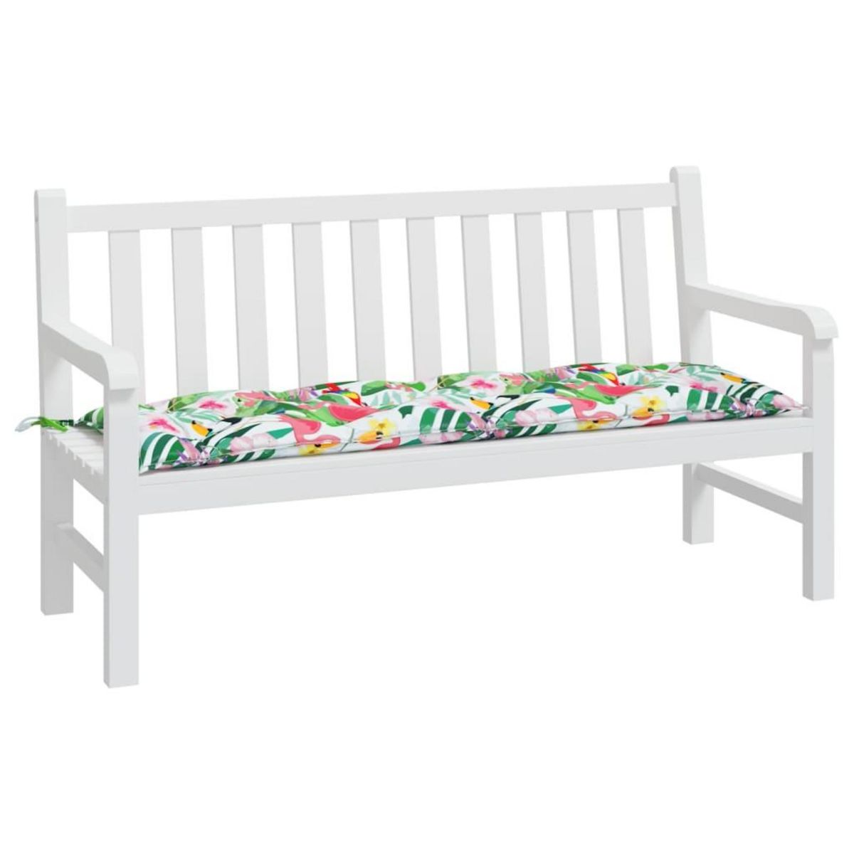 VIDAXL Coussin de banc de jardin multicolore 150x50x7 cm tissu oxford