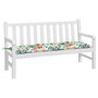 Voir la diapositive 3 : VIDAXL Coussin de banc de jardin multicolore 150x50x7 cm tissu oxford