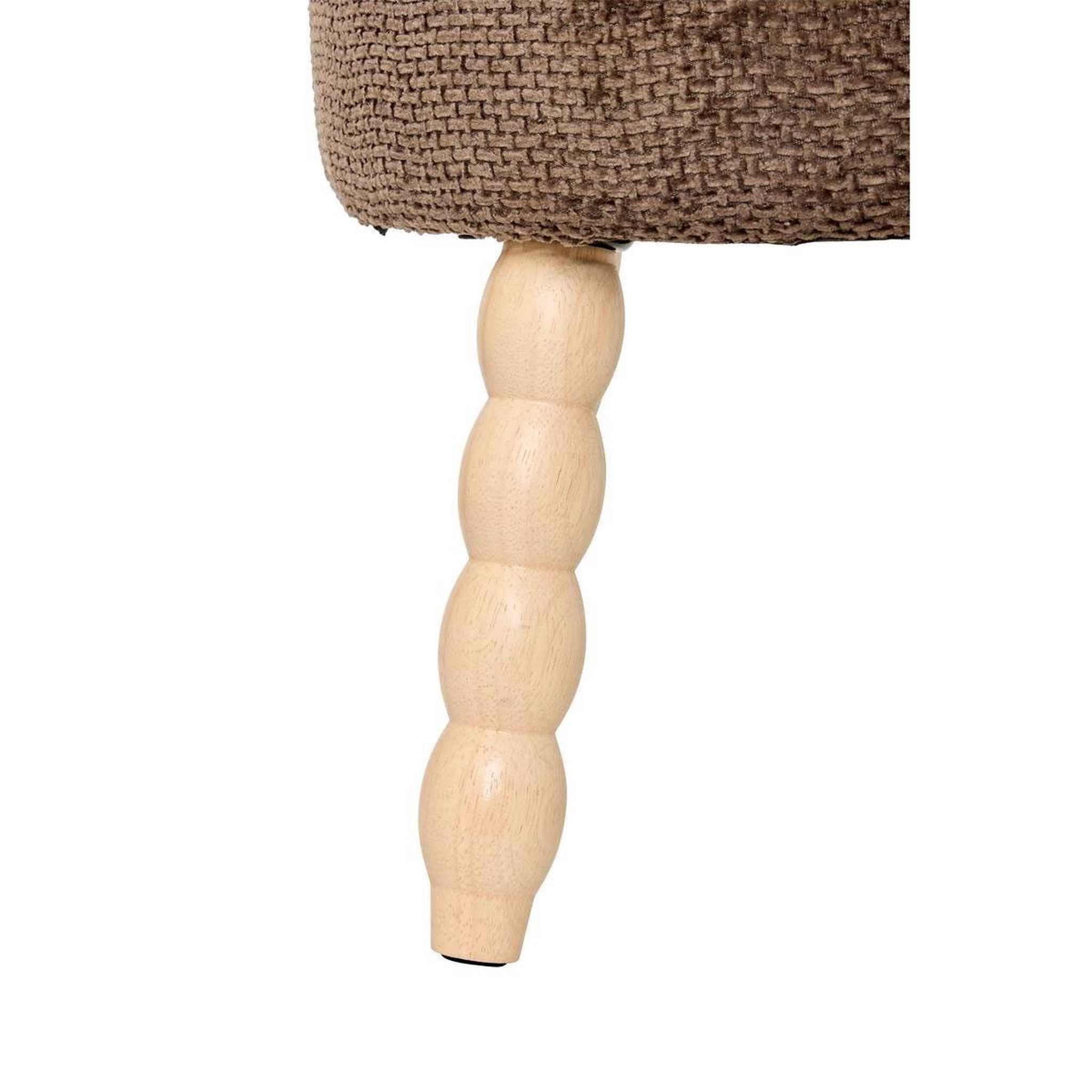 Voir la diapositive 2 : ATMOSPHERA Tabouret d'appoint chenille  spolo  39cm tonka