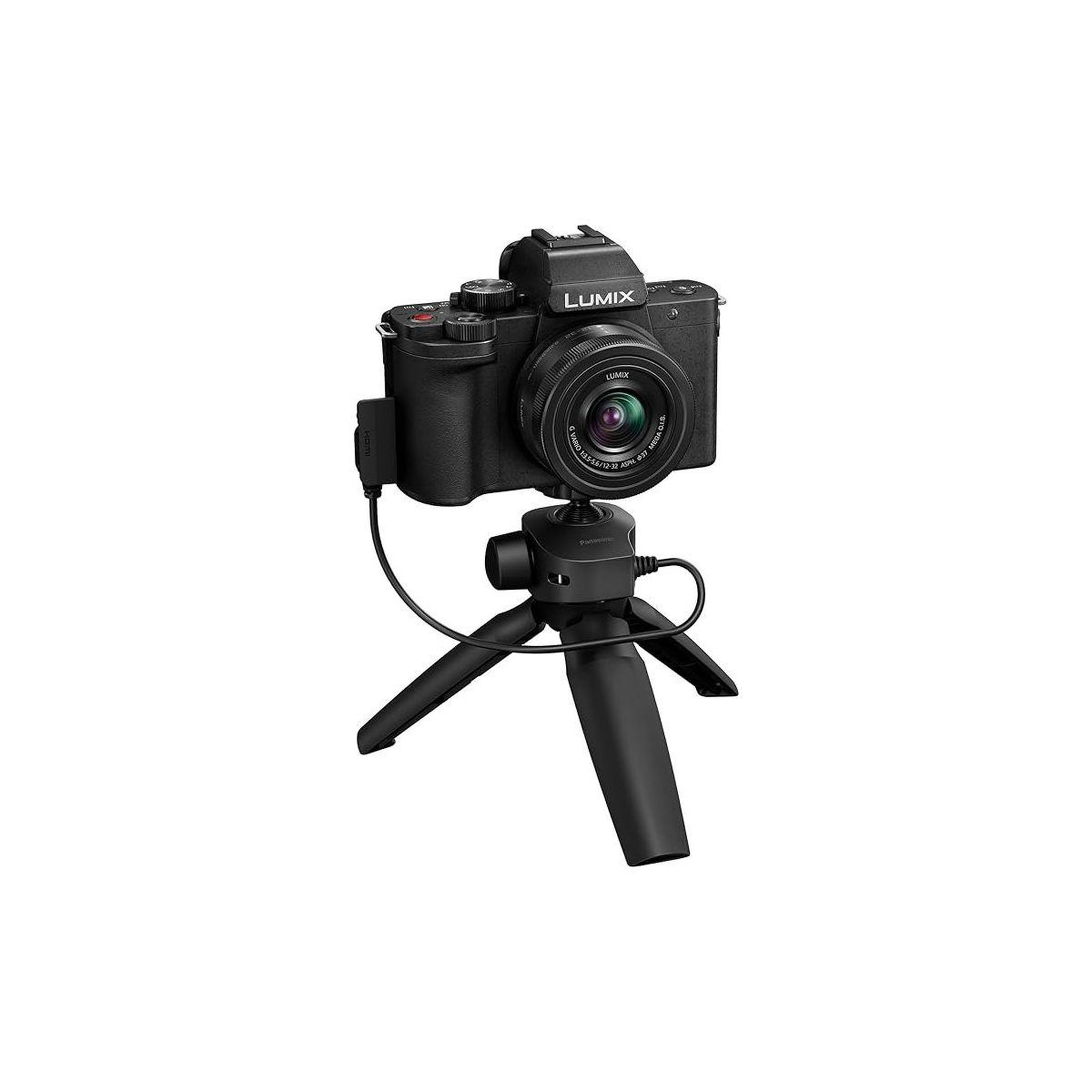 Voir la diapositive 2 : PANASONIC Appareil photo Hybride Lumix G100 noir+12-32mm+poignèe Trepied