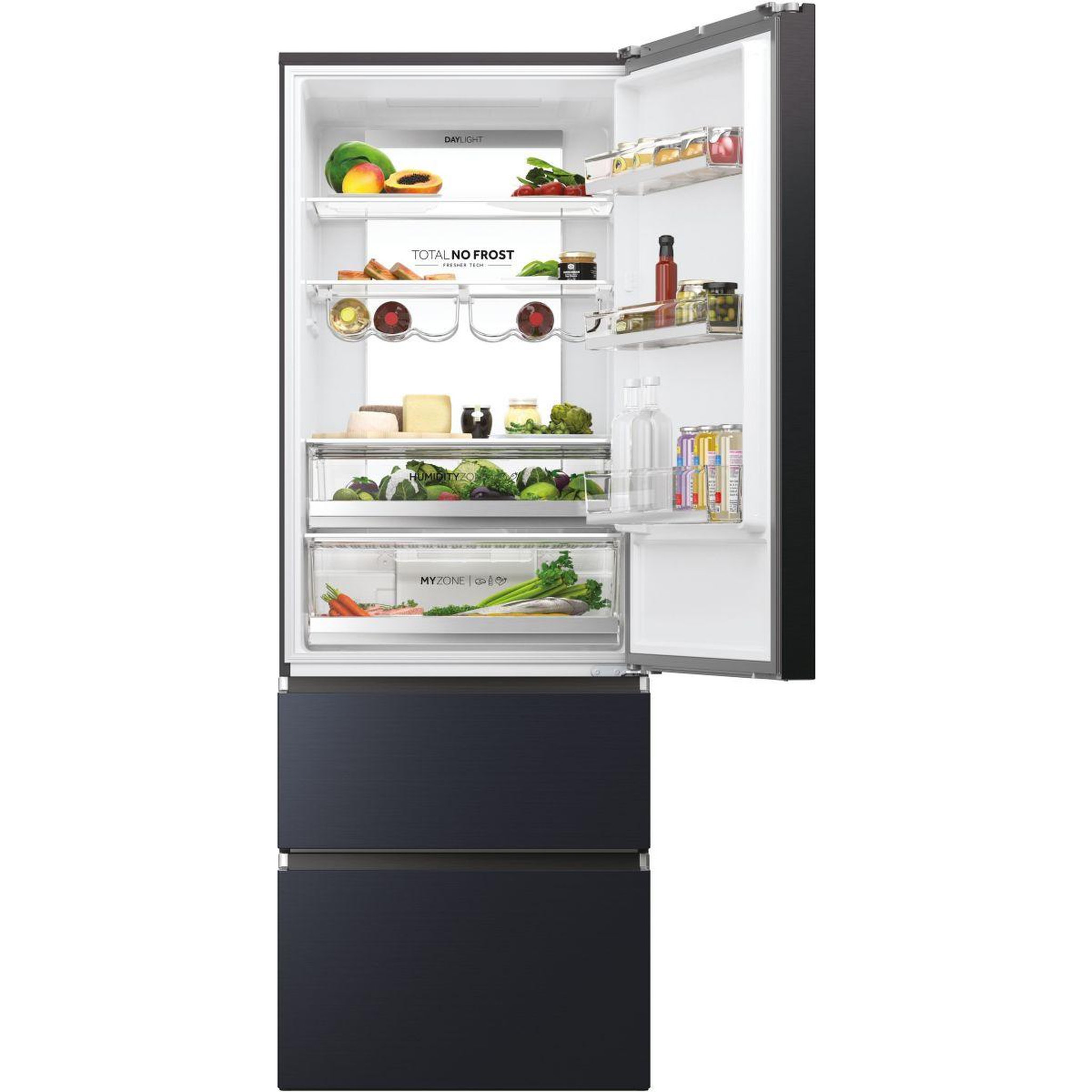 Voir la diapositive 3 : HAIER Réfrigérateur combiné HTW7720ENMB