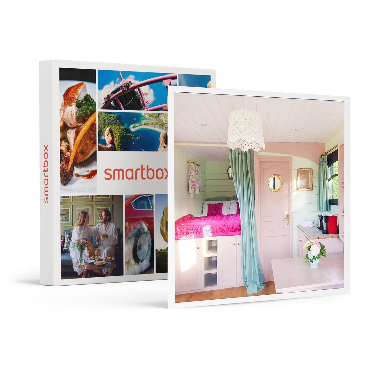 Smartbox Séjour insolite près de Troyes : 3 jours en roulotte et balade de 2h en Citroën 2 CV - Coffret Cadeau Séjour