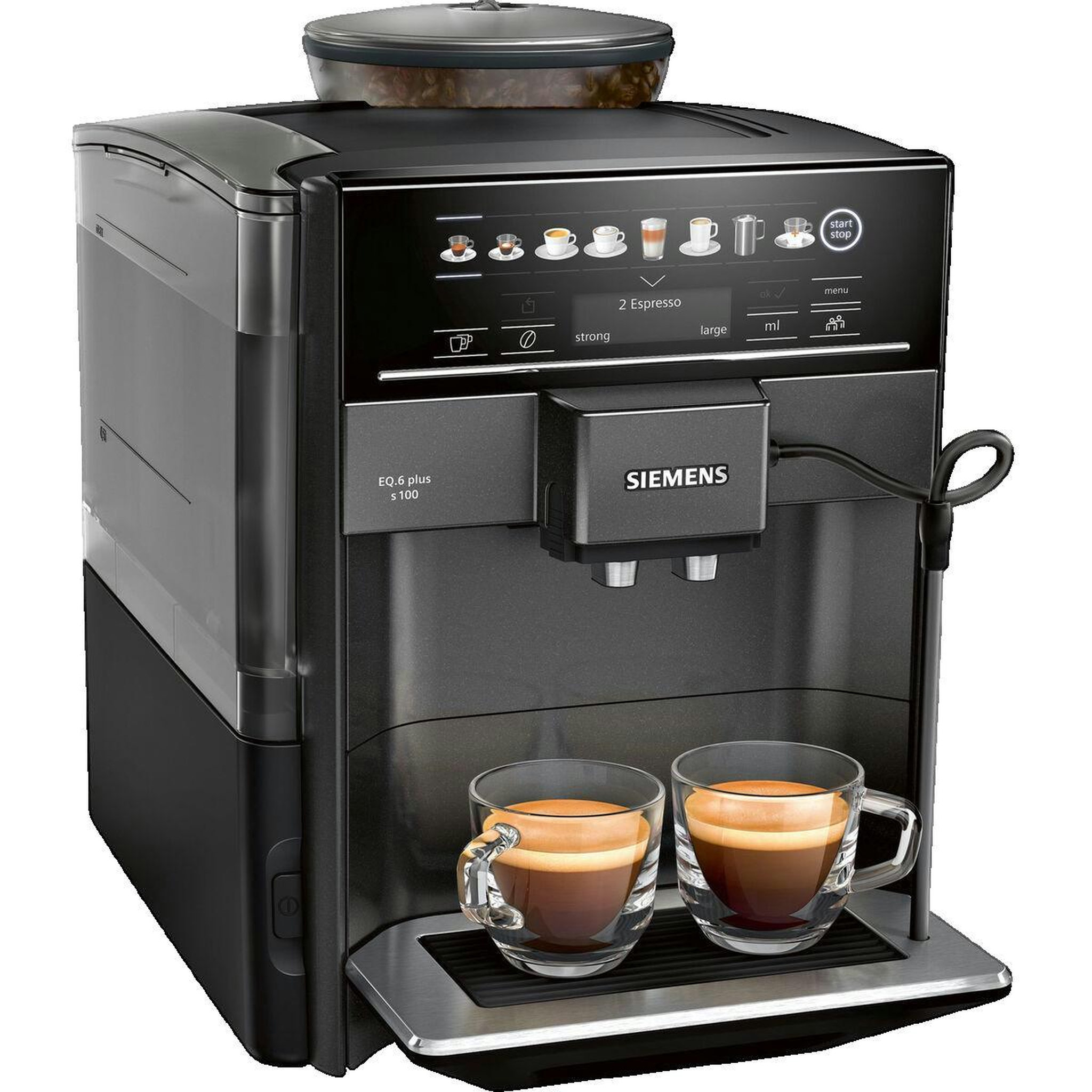Siemens Machine à expresso Siemens EQ.6 plus s100 avec broyeur intégré