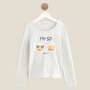 IN EXTENSO T-shirt manches longues emoji fille