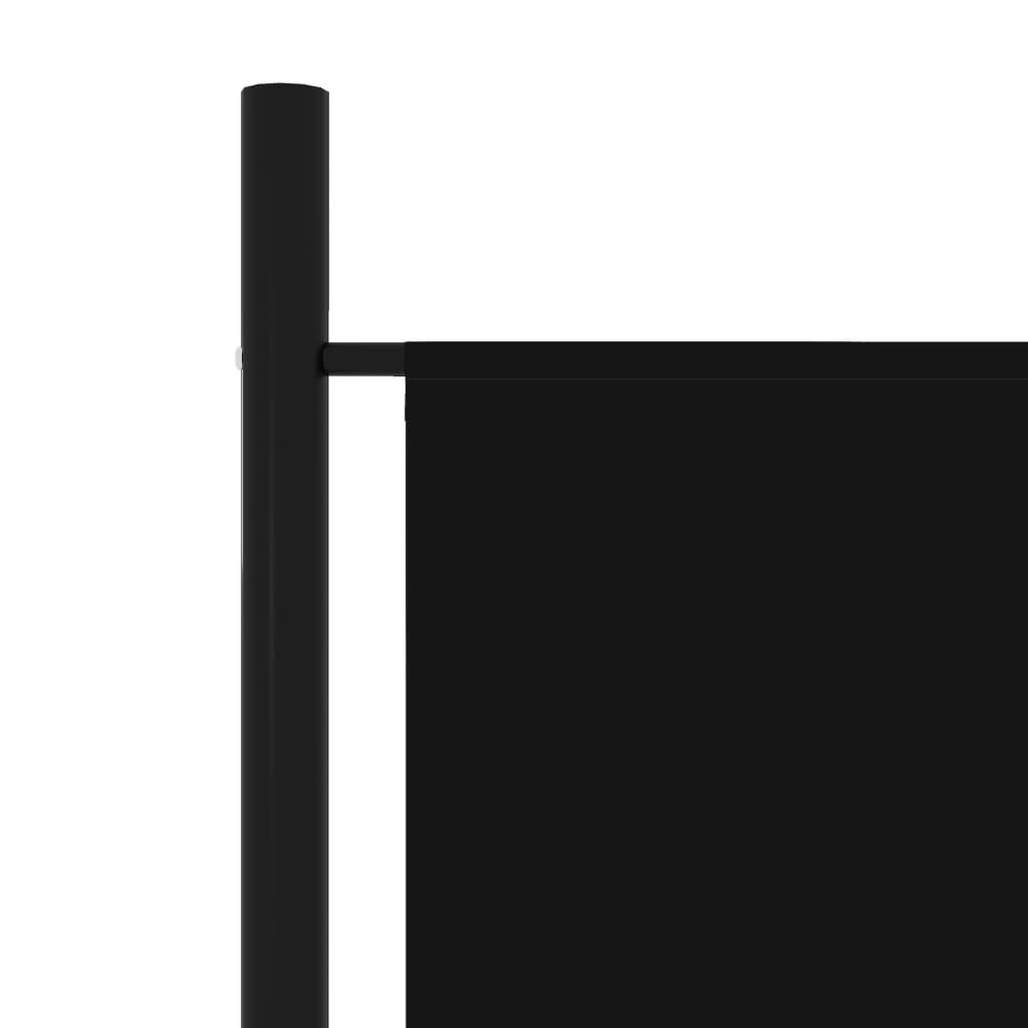 Voir la diapositive 5 : VIDAXL Cloison de separation 4 panneaux Noir 200x180 cm