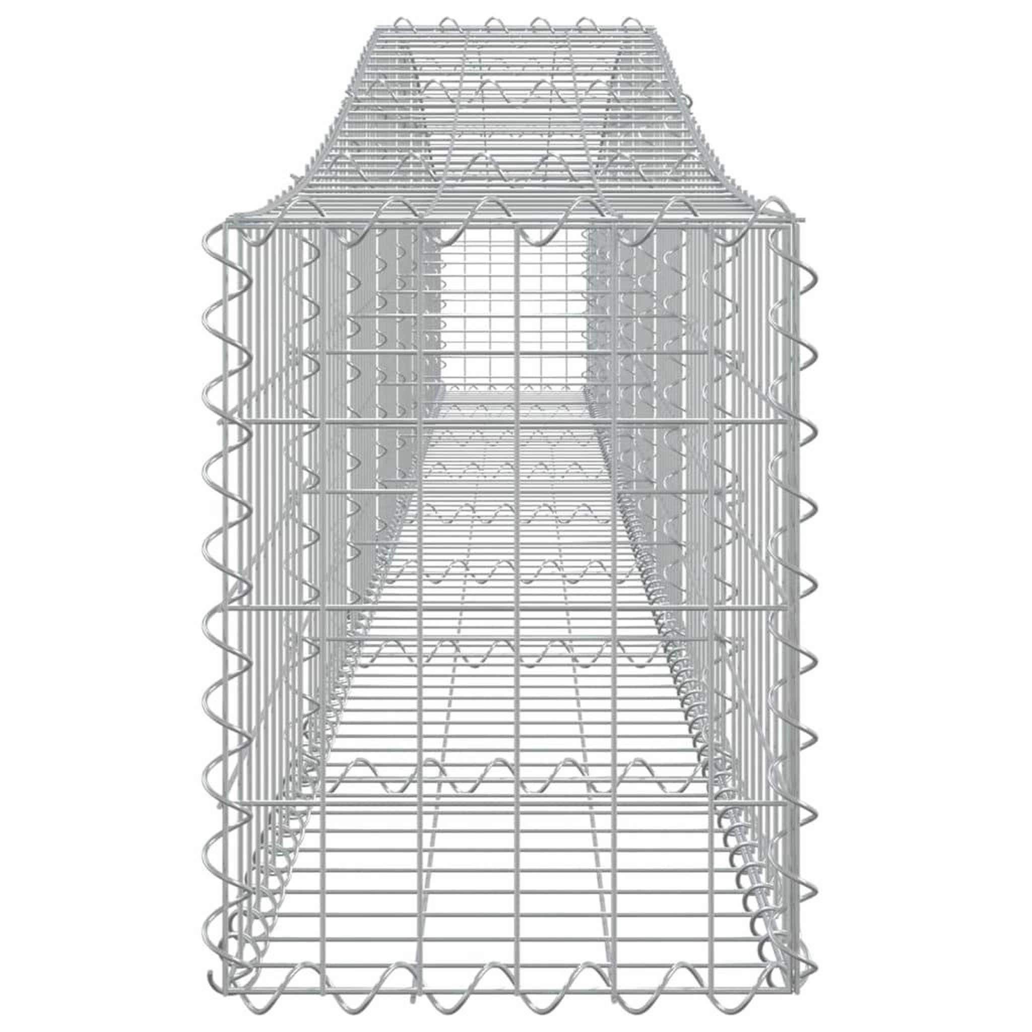 Voir la diapositive 5 : VIDAXL Paniers a gabions arques 25 pcs 400x30x40/60 cm Fer galvanise