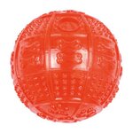 Paris Prix Balle pour Chien  Distributeur de Croquettes  8cm Rouge