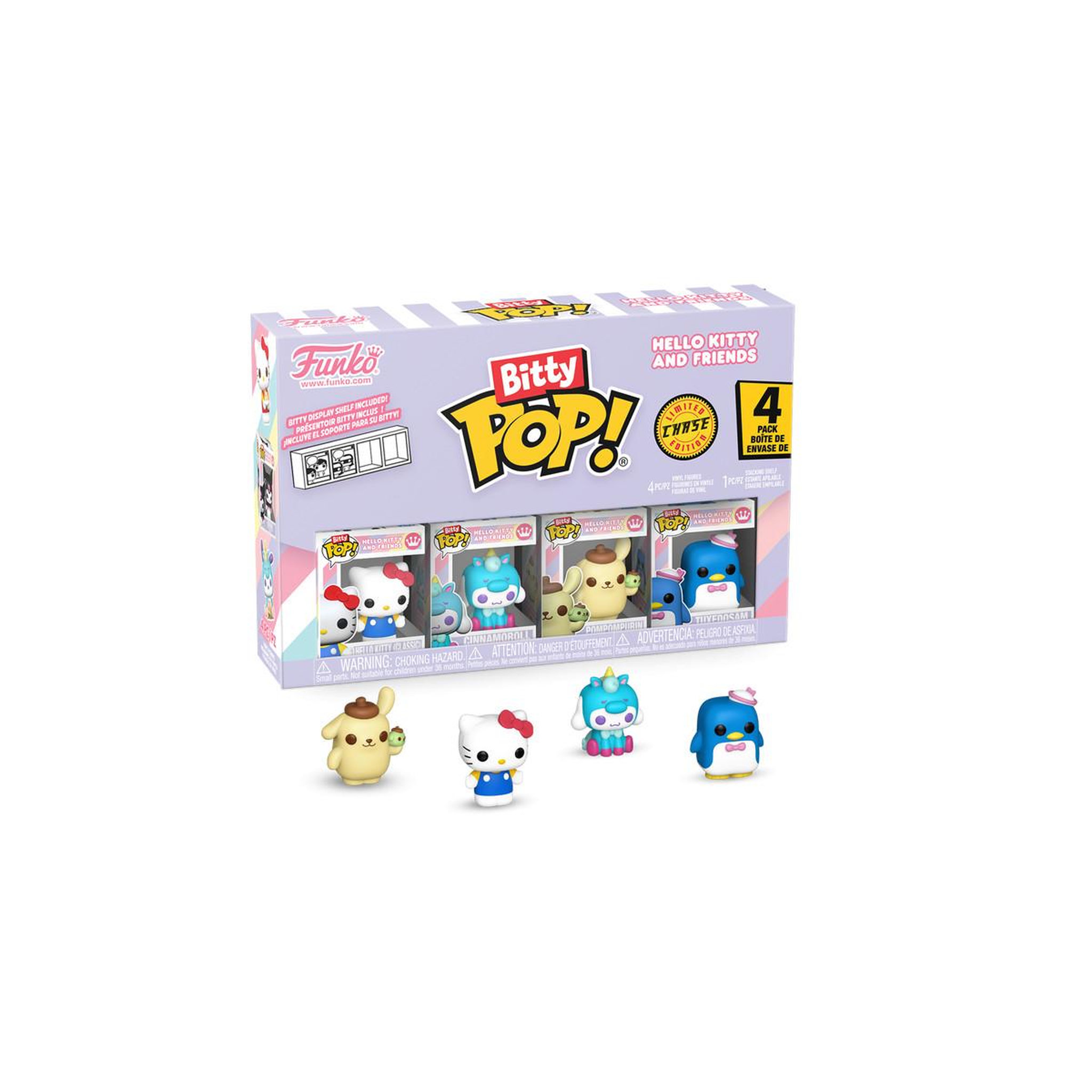 Voir la diapositive 2 : Funko Pack de 4 figurines Funko Bitty Pop Hello Kitty Sanrio