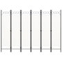 Voir la diapositive 3 : VIDAXL Cloison de separation 6 panneaux Blanc 240x180 cm