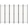 Voir la diapositive 3 : VIDAXL Cloison de separation 6 panneaux Blanc 240x180 cm