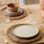 Voir la diapositive 3 : SECRET DE GOURMET Lot de 6 Assiettes Plates  Chloe  27cm Beige