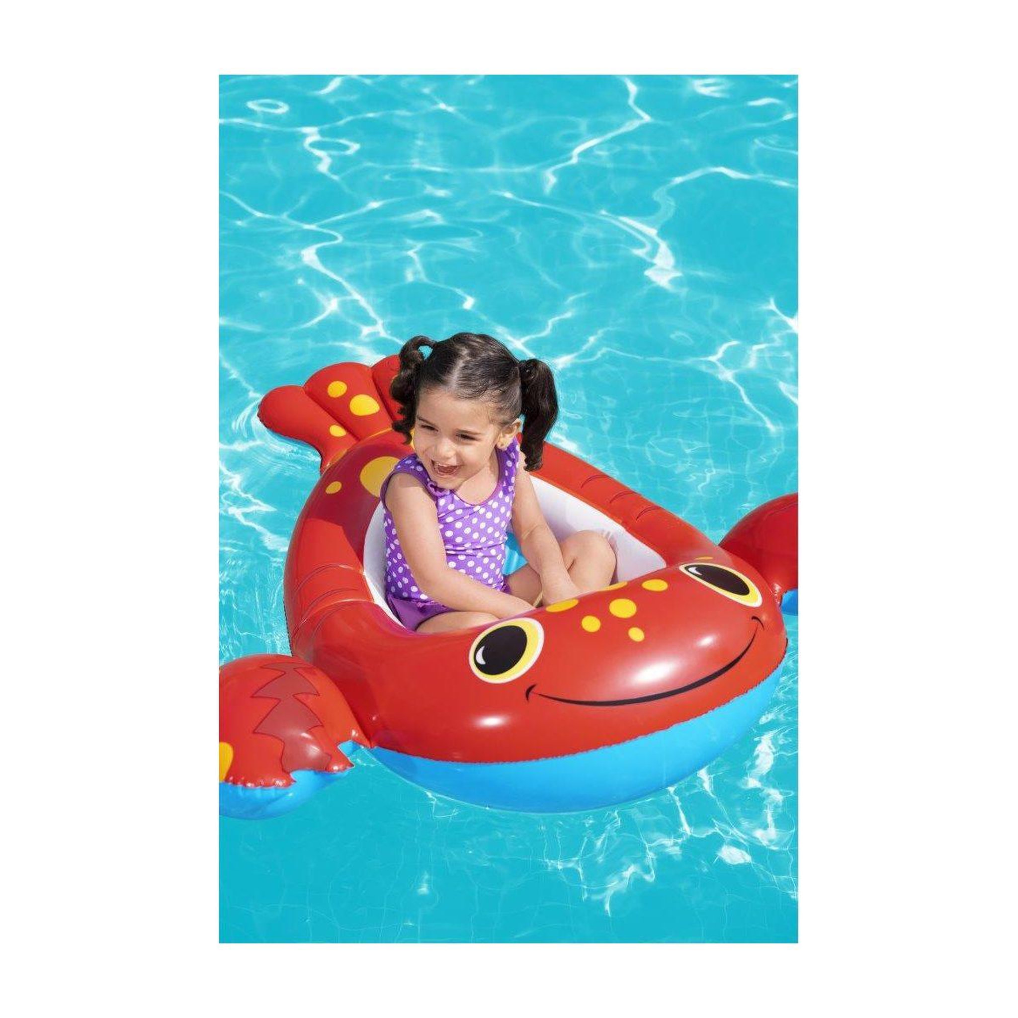 Voir la diapositive 3 : BESTWAY Bateau bébé crabe  34170 splash buddy 1.17m x 1.16m