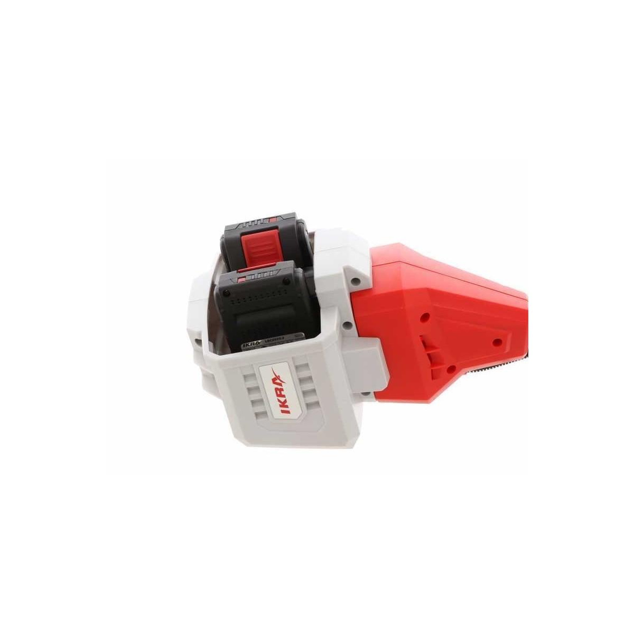 Voir la diapositive 5 : Ikra Débroussailleuse à batterie sans fil 40v - 2 batteries lithium 2.0ah chargeur double - bobine de fil + lame 3 dents 25,5 cm ikra
