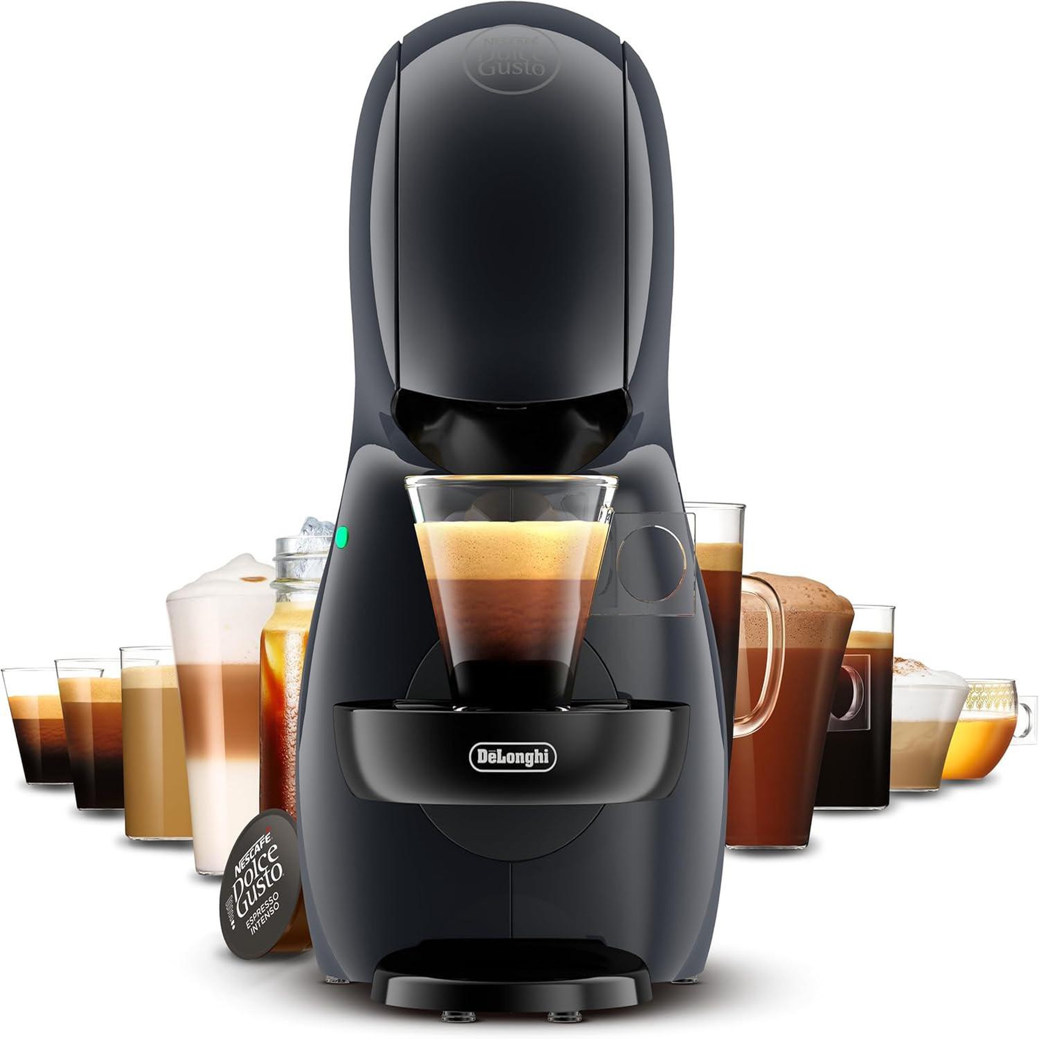 Voir la diapositive 3 : DELONGHI De'longhi piccolo xs edg210.a semi-automatique cafetière à dosette 0,8 l