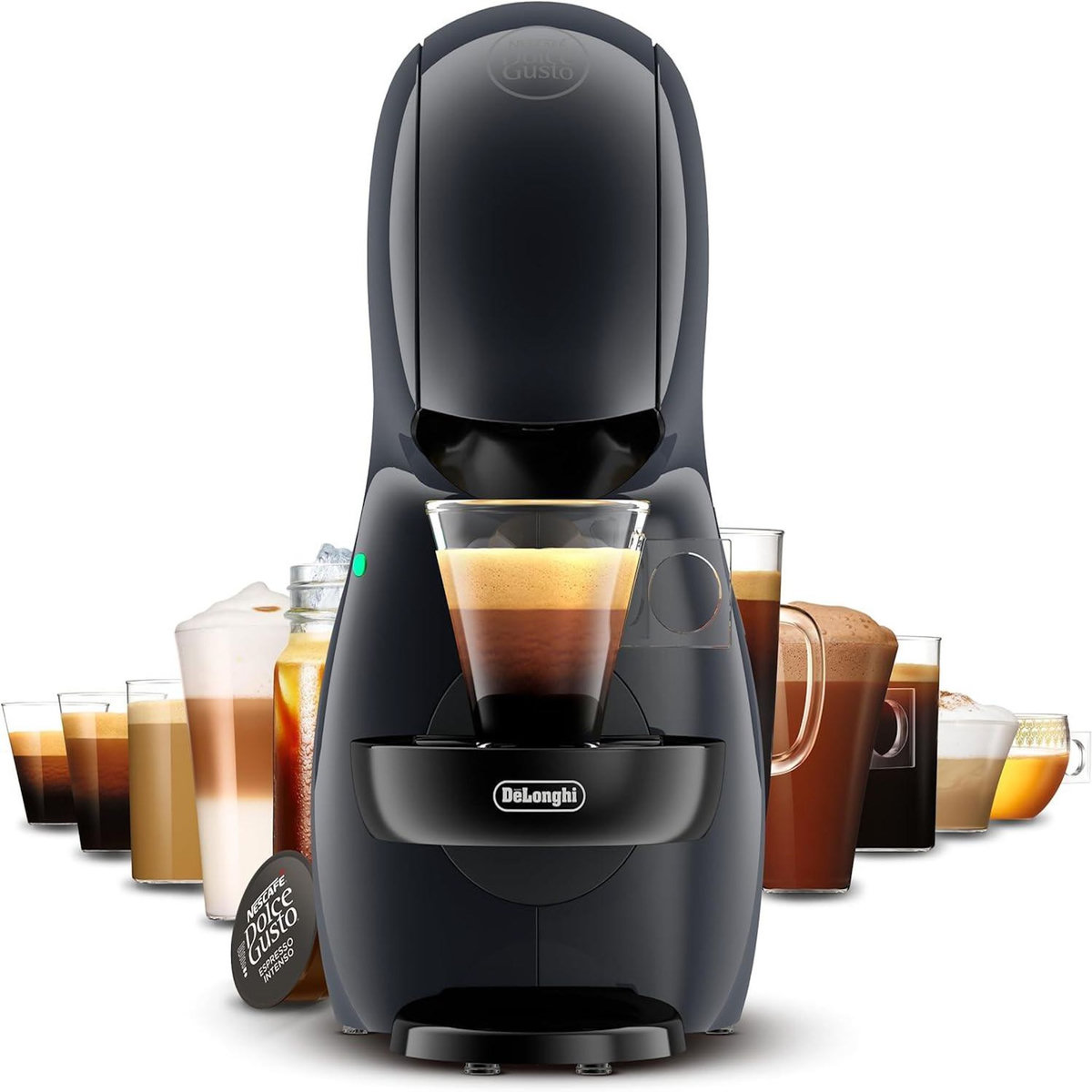 DELONGHI De'Longhi Piccolo XS EDG210.A Semi-automatique Cafetière à dosette 0,8 L