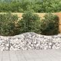 Voir la diapositive 1 : VIDAXL Paniers a gabions arques 40 pcs 200x50x60/80 cm fer galvanise