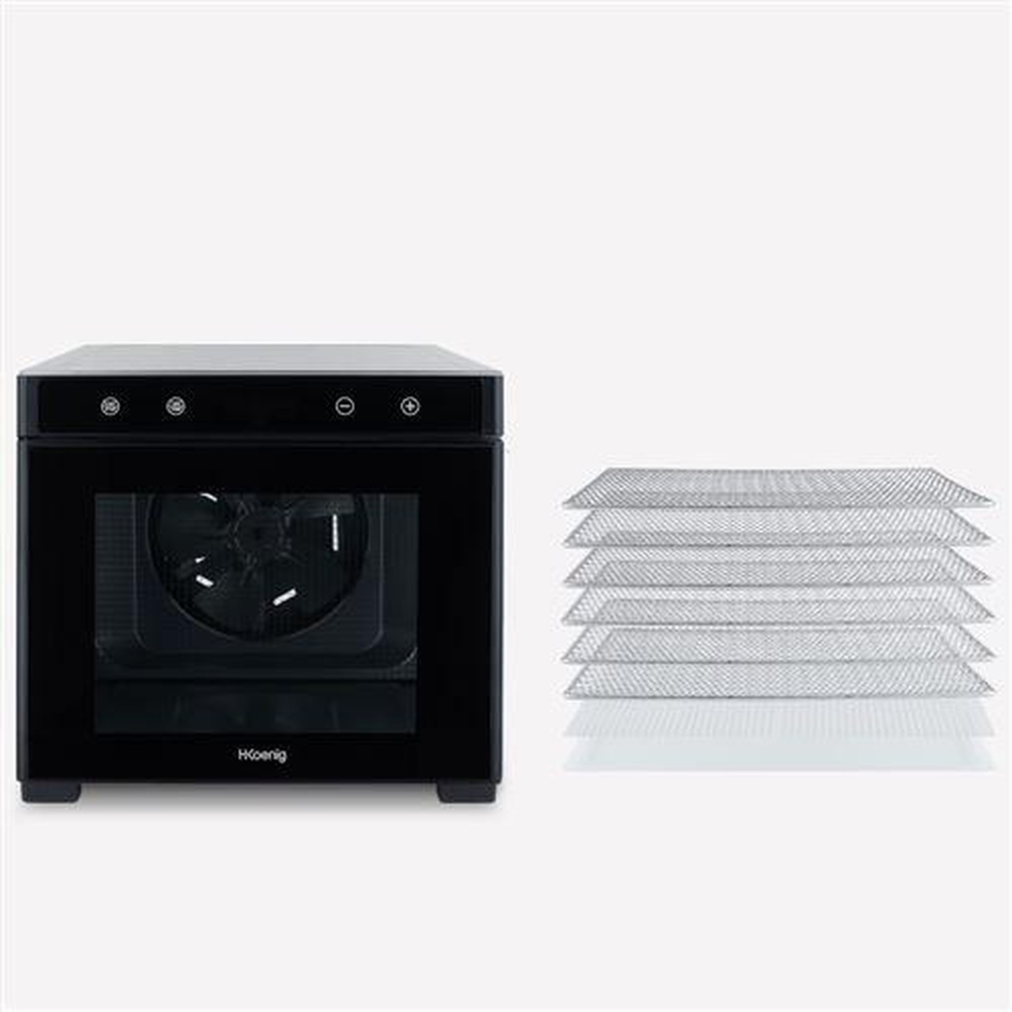 Voir la diapositive 2 : HKOENIG Déshydrateur alimentaire H.Koenig DSY900 avec 6 plateaux amovibles