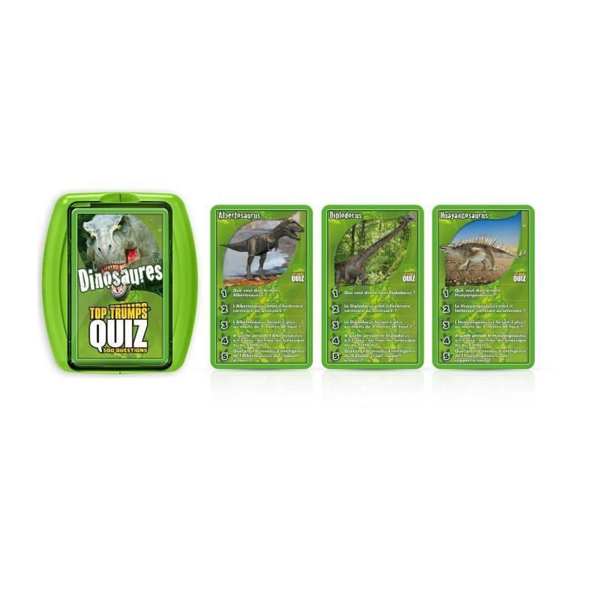 Voir la diapositive 2 : Winning Moves QUIZ DINOSAURES - Jeu de plateau - WINNING MOVES