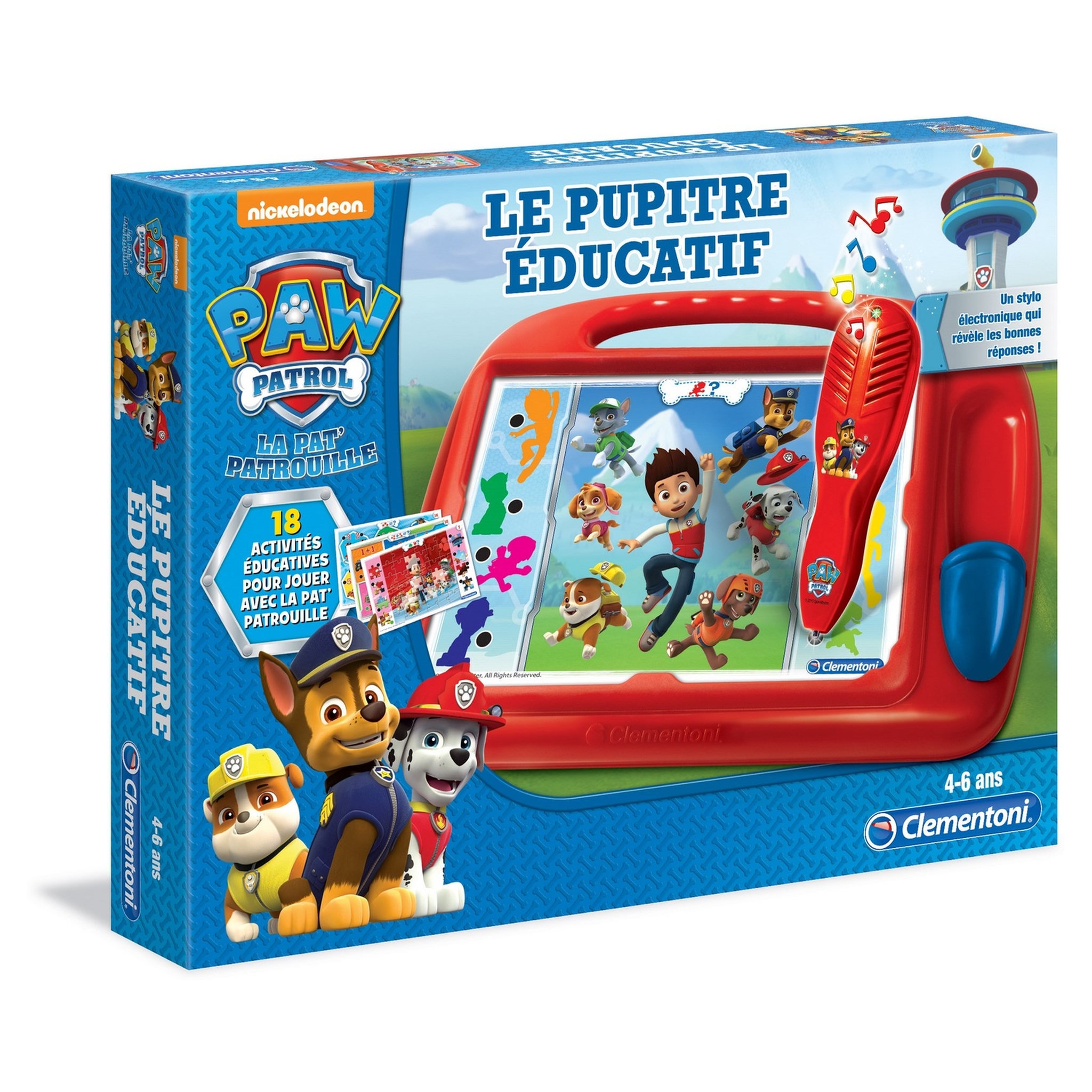Voir la diapositive 3 : CLEMENTONI Pupitre éducatif - Pat'Patrouille