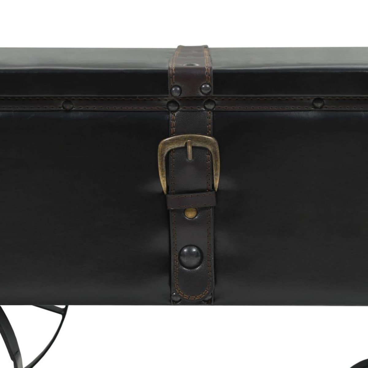 VIDAXL Table basse MDF et bois de sapin 110x55x43 cm