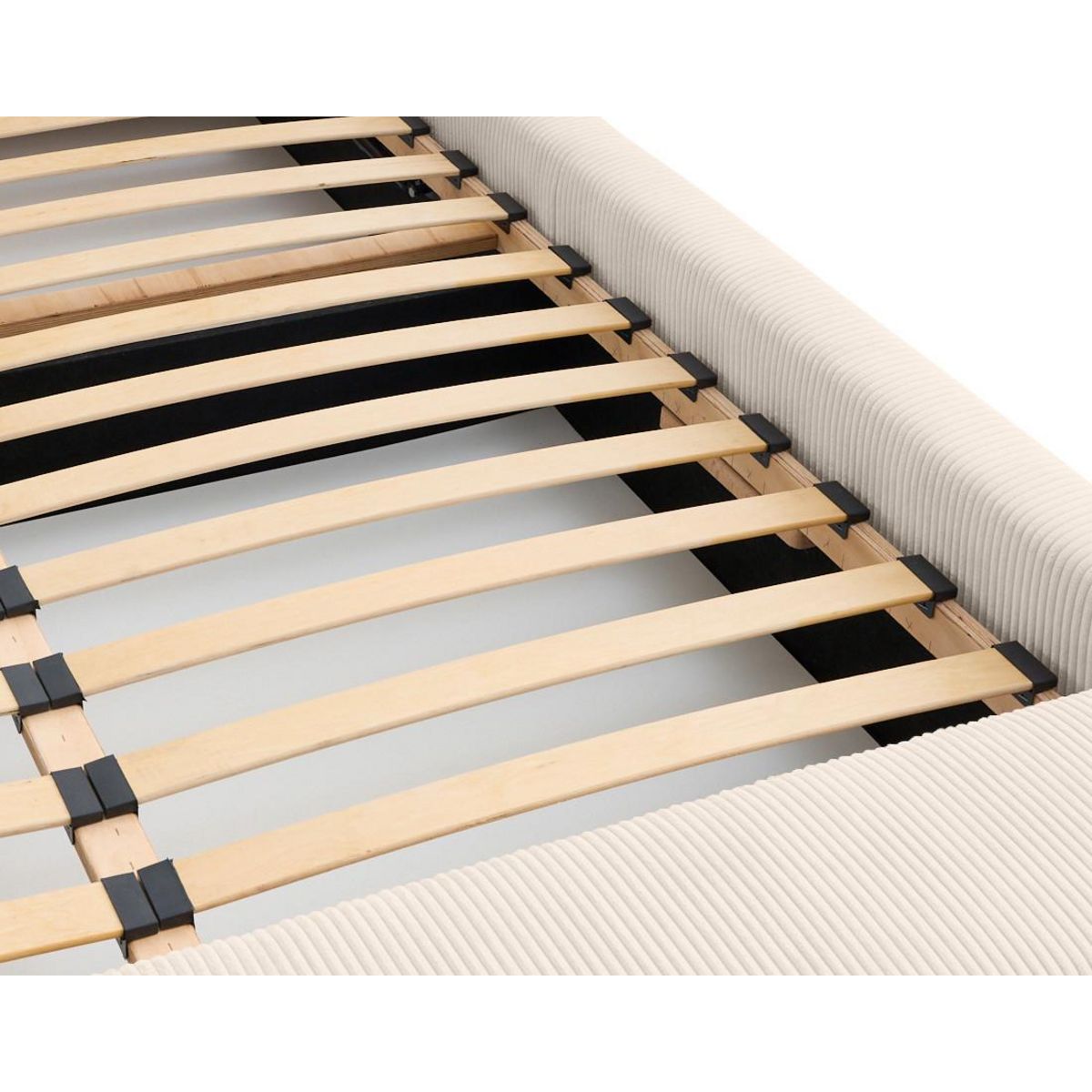 LISA DESIGN Pivoine - lit coffre - 180x200 - en velours côtelé - sommier inclus