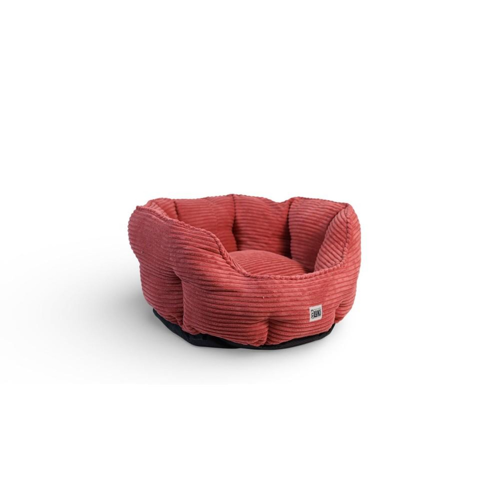 Voir la diapositive 1 : MON AMI LUKI MON AMI LUKI - Panier rond antidérapant velours côtelé pour chien