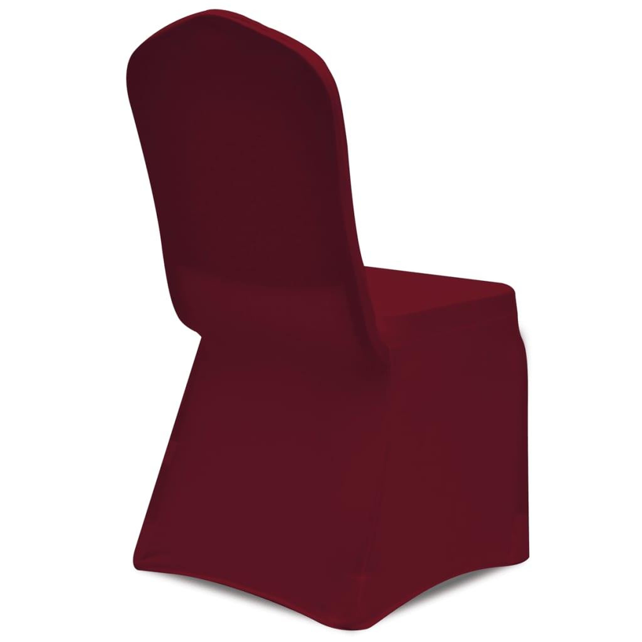Voir la diapositive 5 : VIDAXL Housses elastiques de chaise Bordeaux 24 pcs
