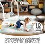 Voir la diapositive 2 : KINDERKRAFT Tapis en mousse 2 en 1 - tapis puzzle pour bébé