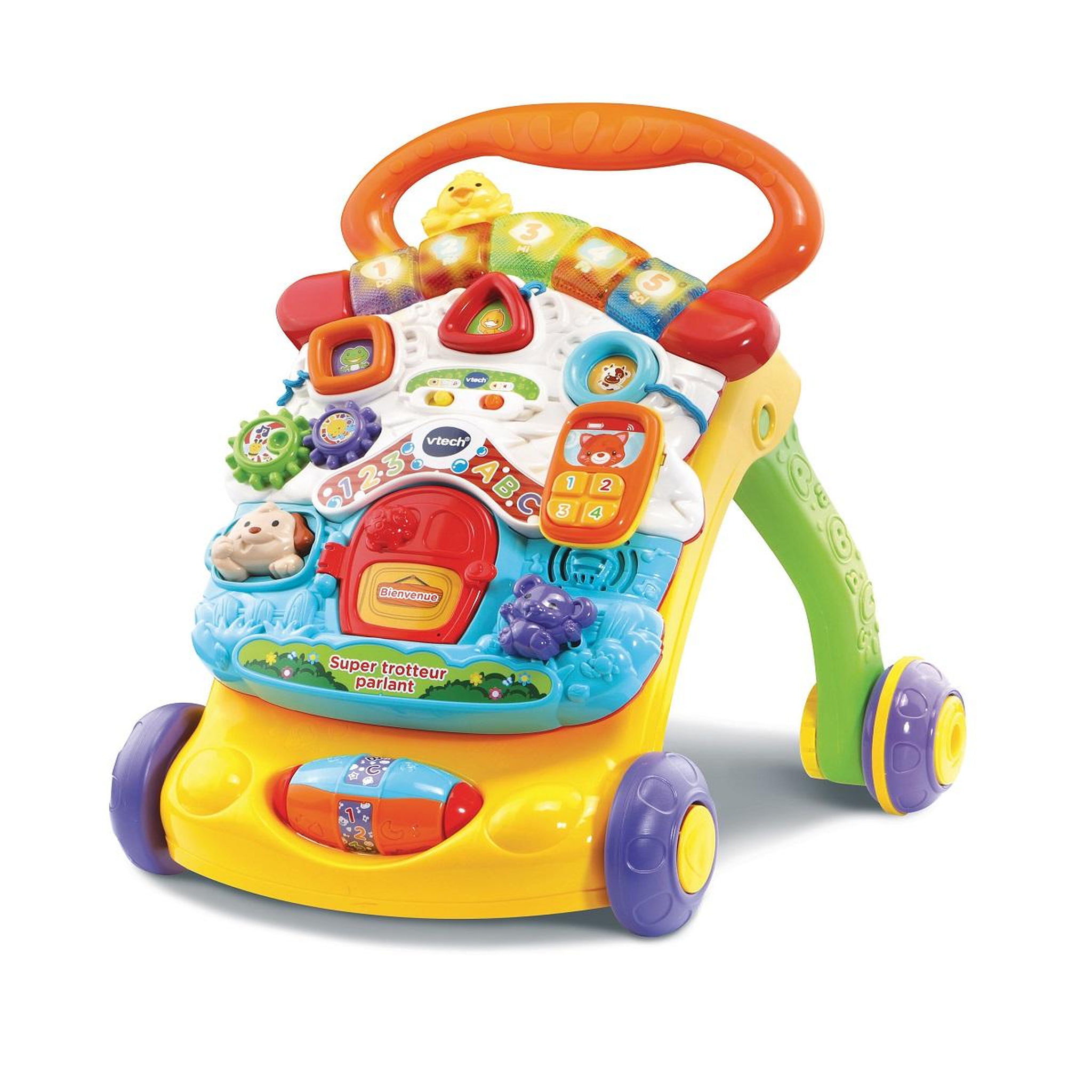 VTECH Super trotteur parlant 2 en 1 orange 