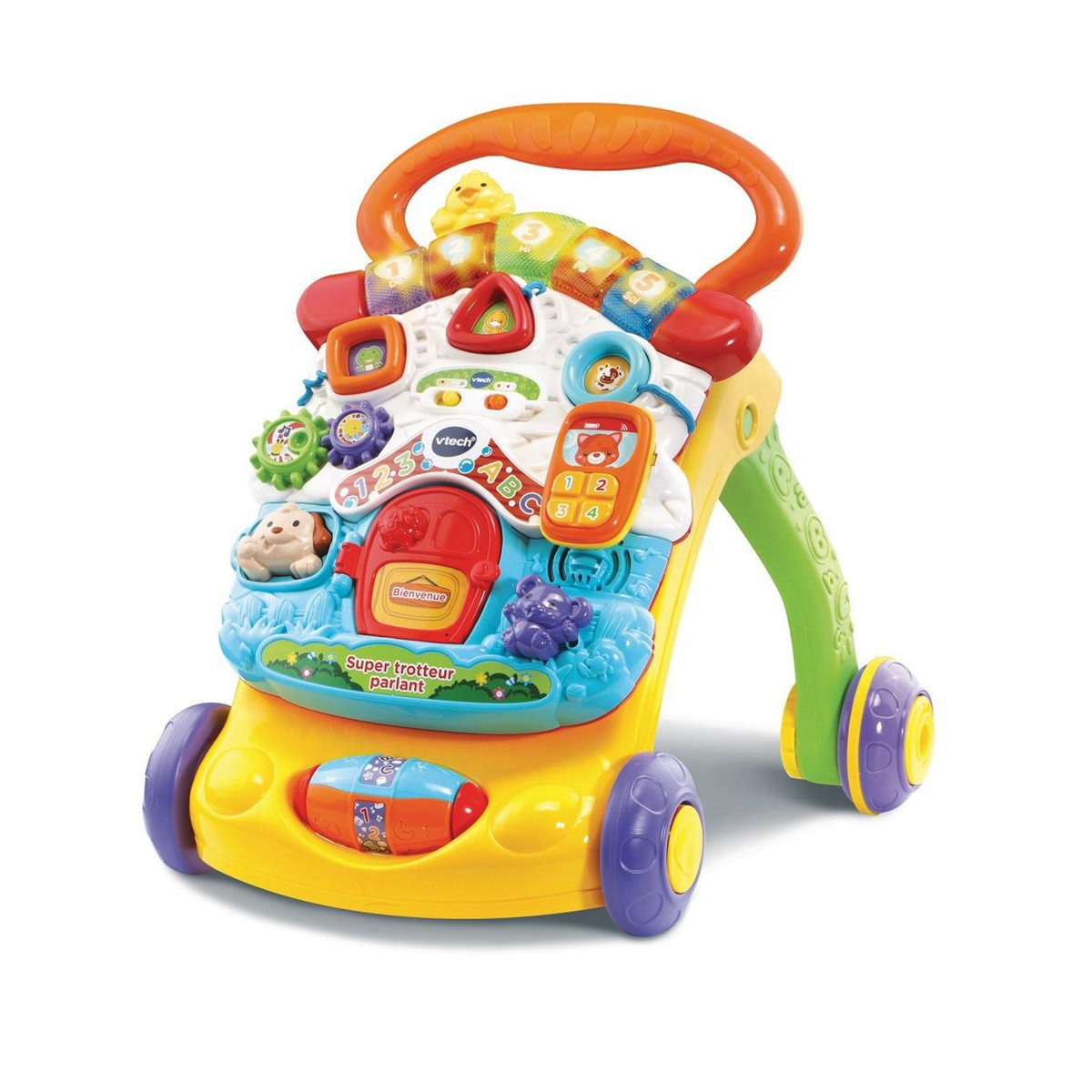 VTECH Super trotteur parlant 2 en 1 orange 