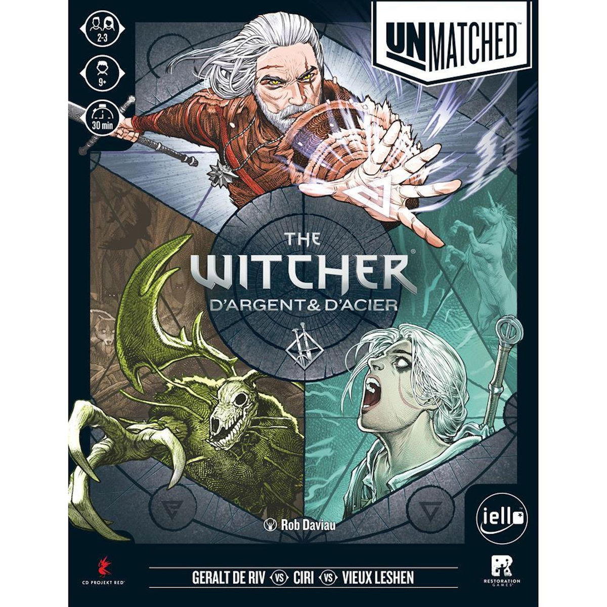 Iello Jeu de stratégie Iello Unmatched The Witcher d Argent et d Acier