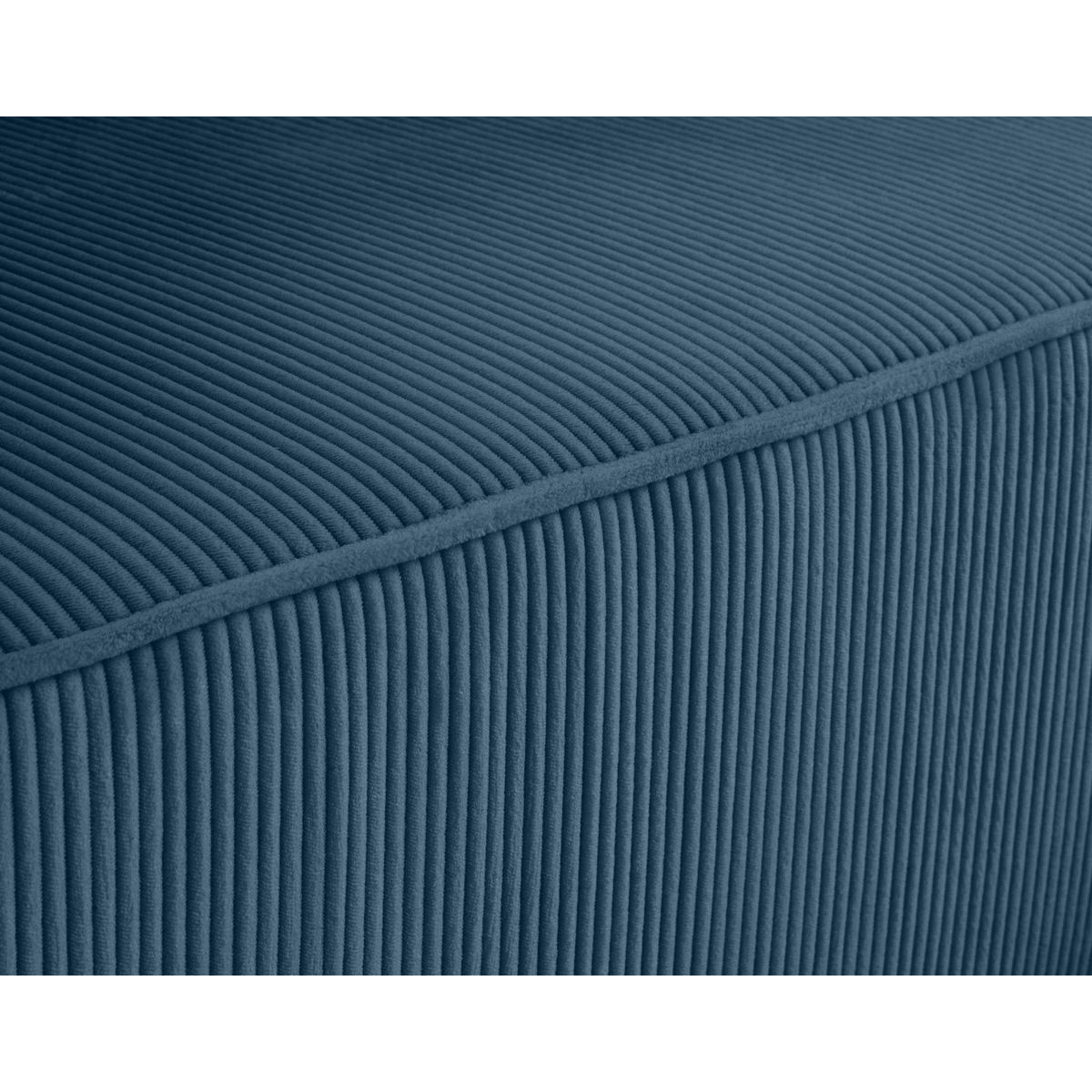 BEST MOBILIER Saphir - canapé d'angle réversible 4 places - convertible avec coffre - en velours côtelé